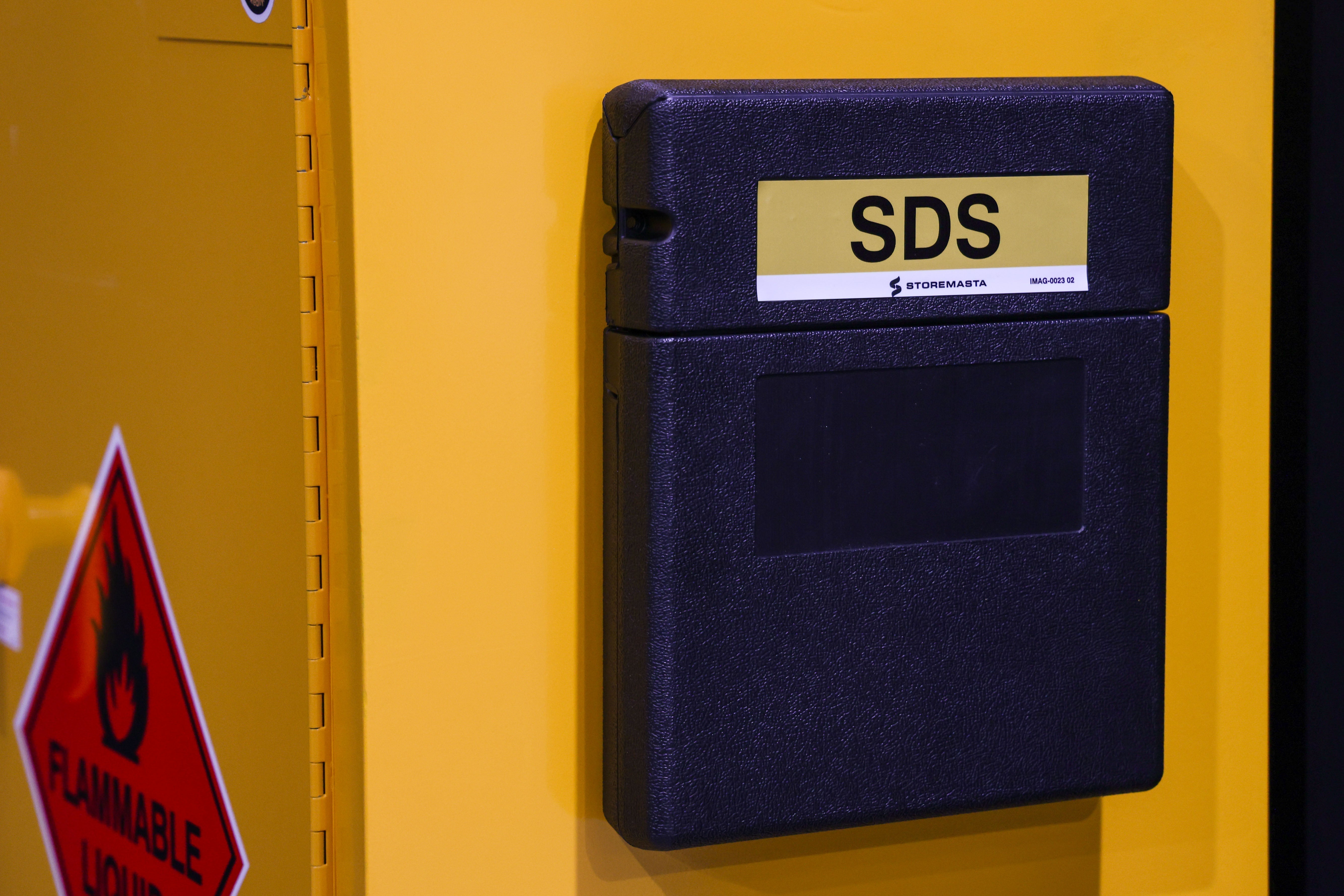 Document Holders and Safety Data Sheet Storage