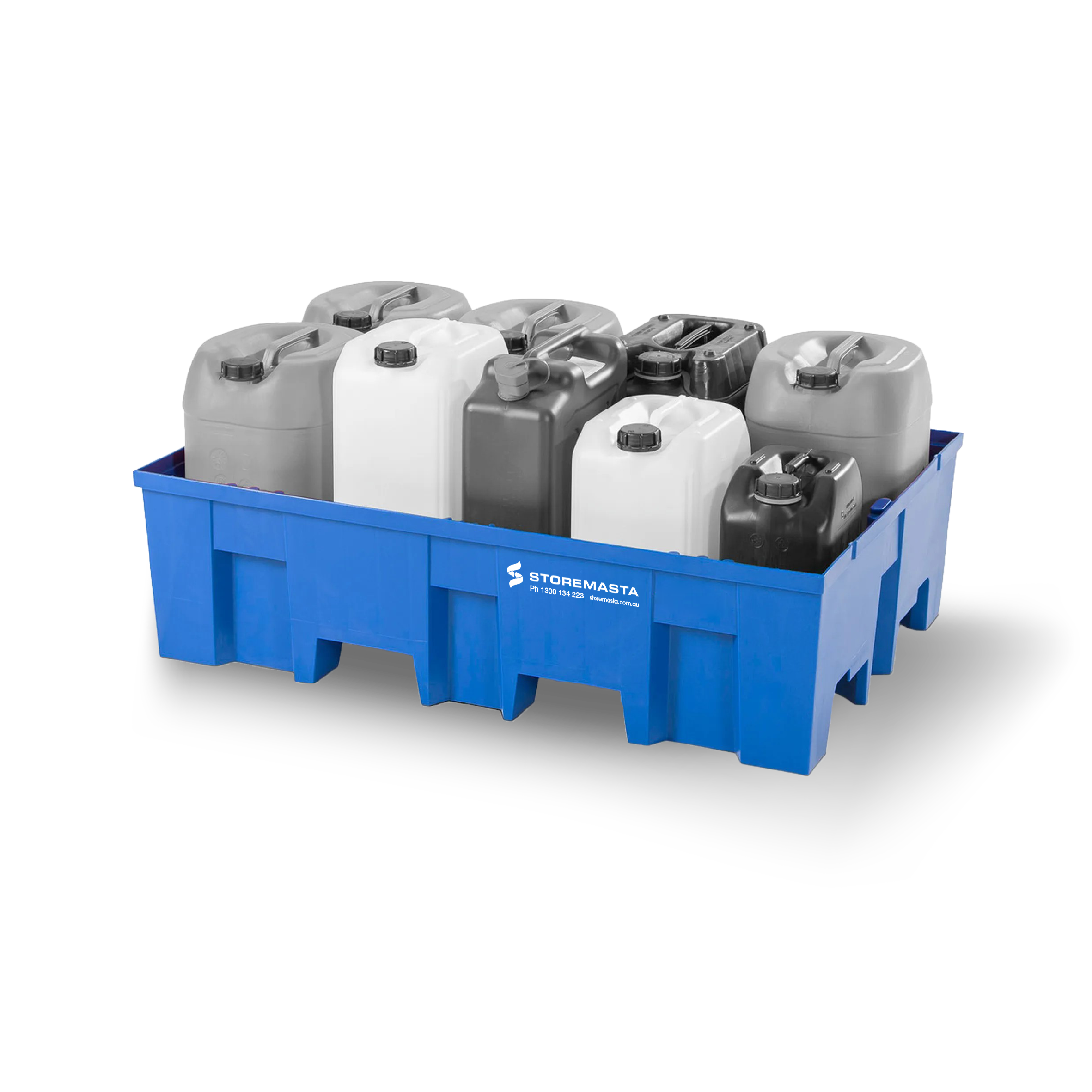 220L Polyethylene Sump Pallet - Blue