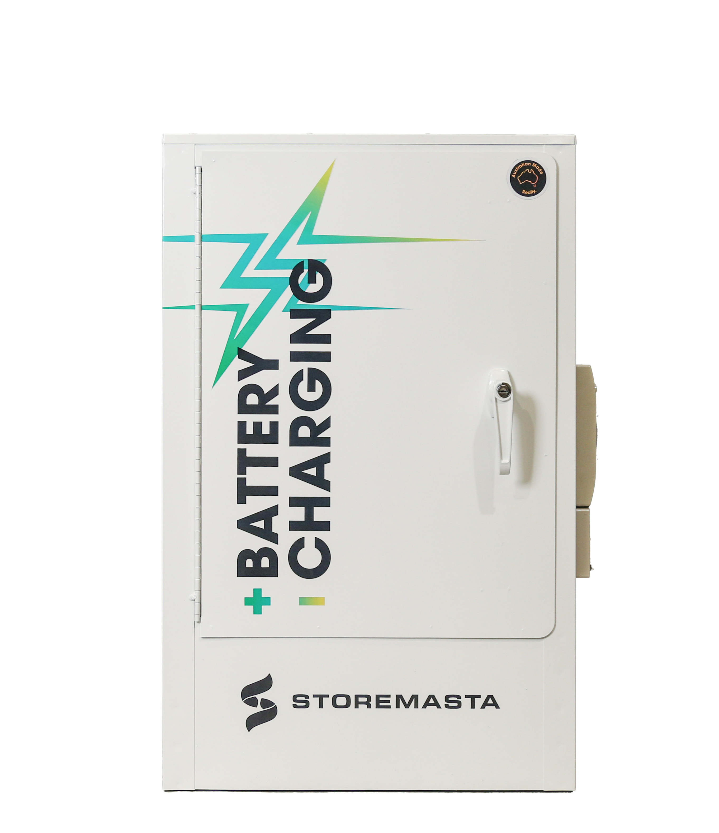 8 Outlet Battery Charging Cabinet with BTA Fire Suppression System - Non Monitored