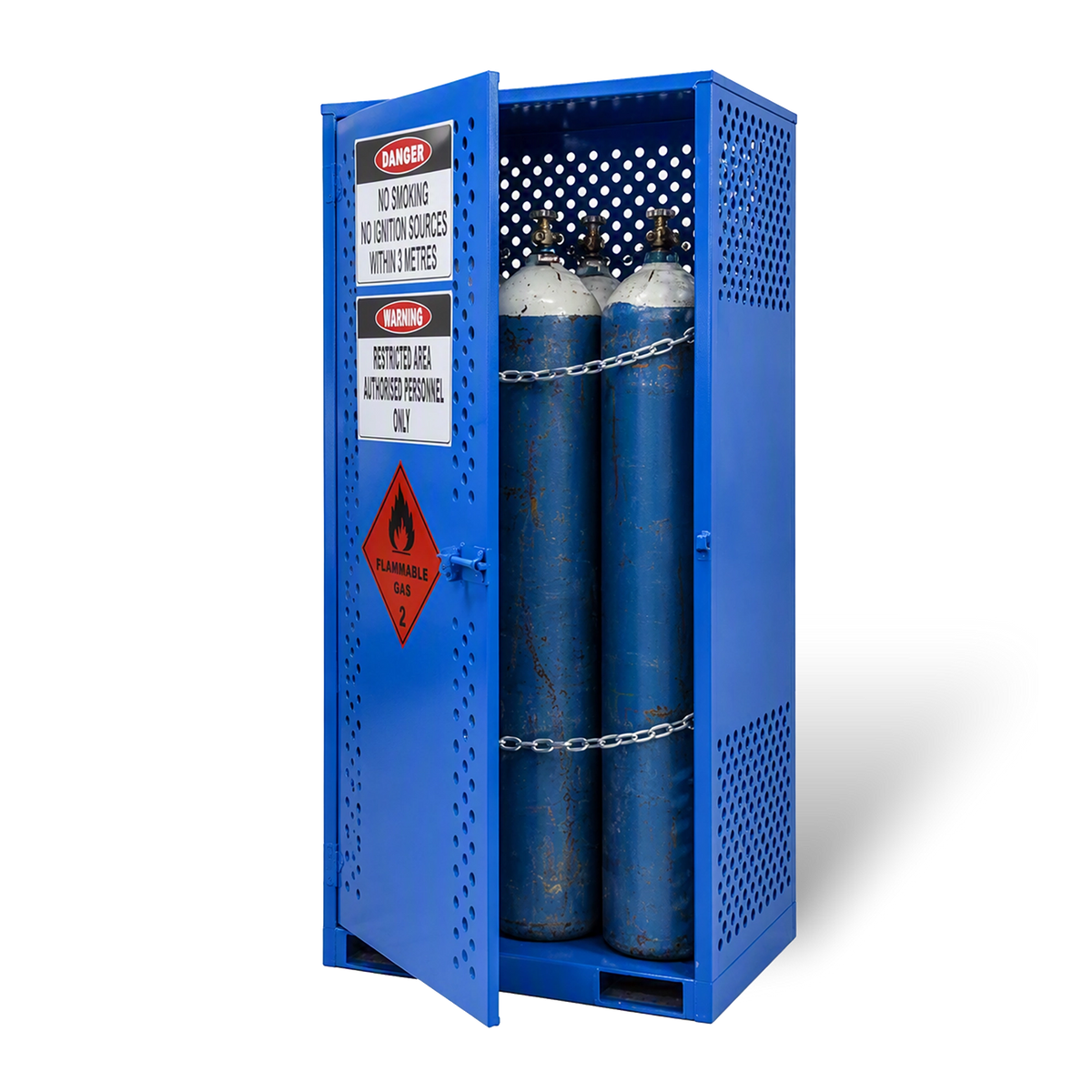 Large - Gas Cylinder Store - Single Sided Access