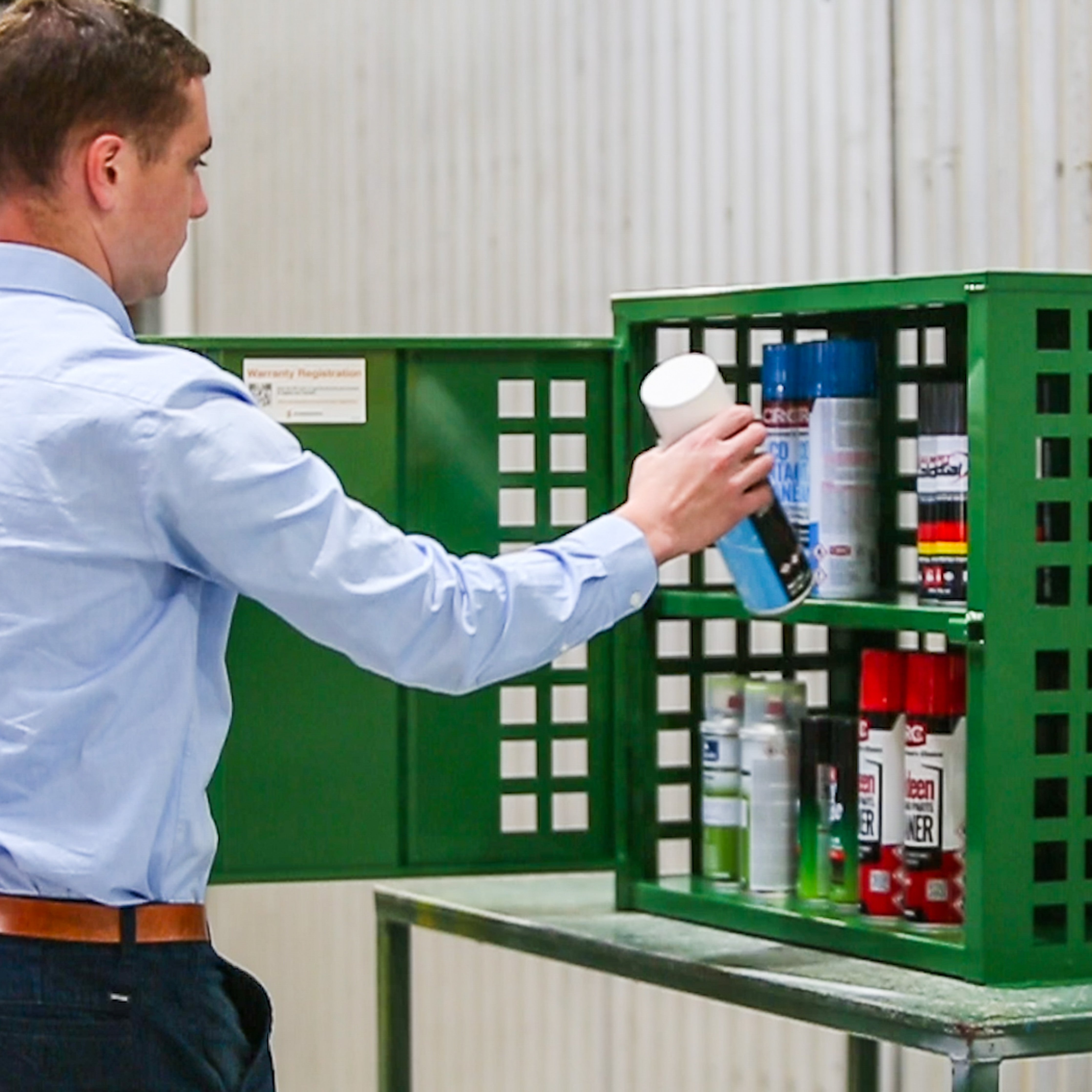 72 Can - Aerosol Storage Cage