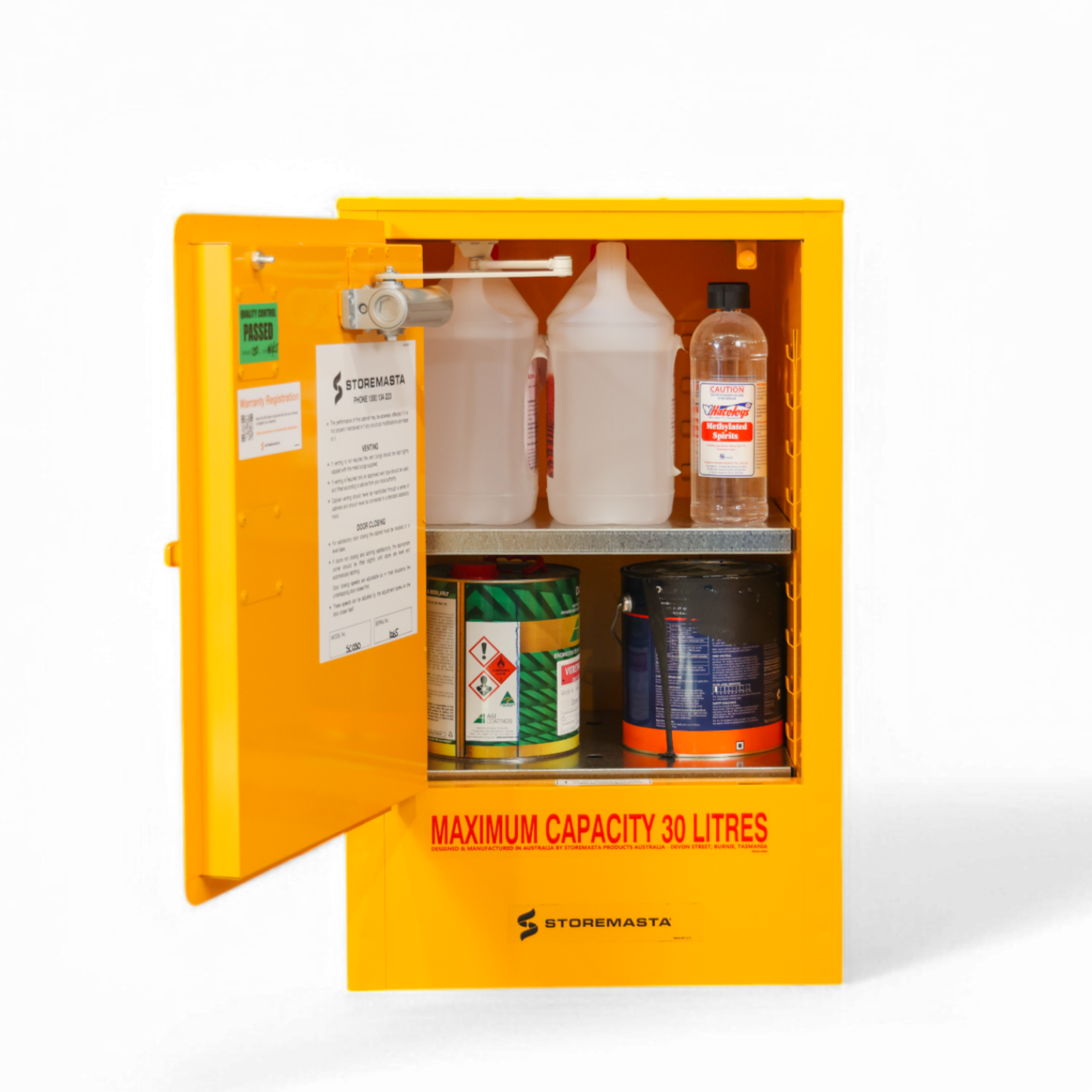 Dangerous When Wet Storage Cabinet - 30L