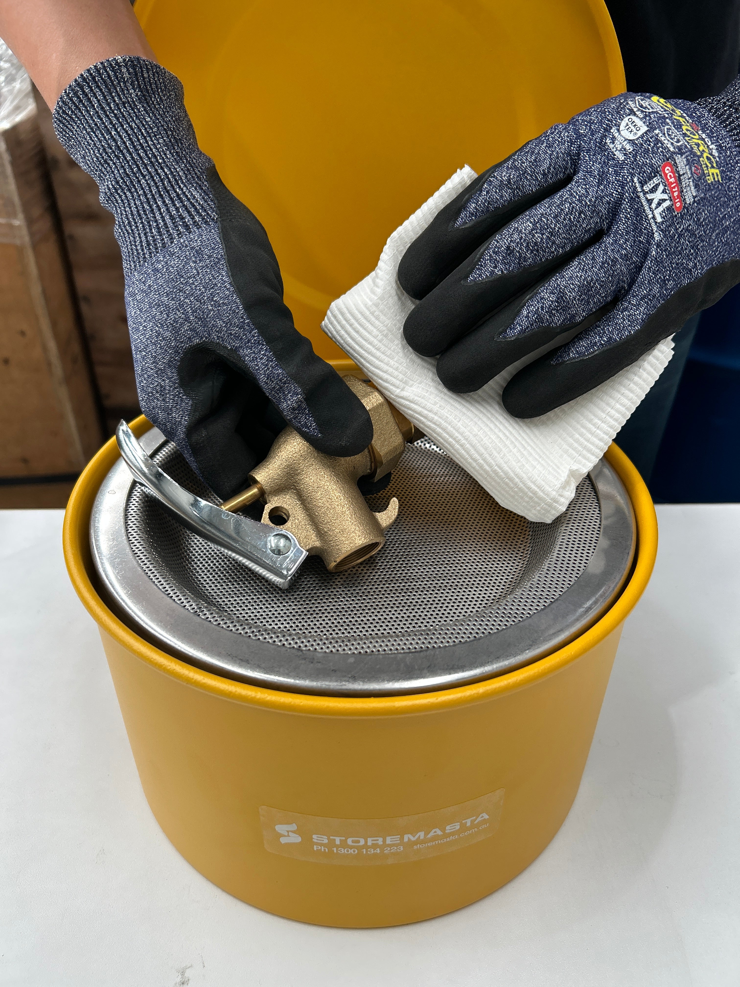 4L Small Parts Cleaner - Yellow