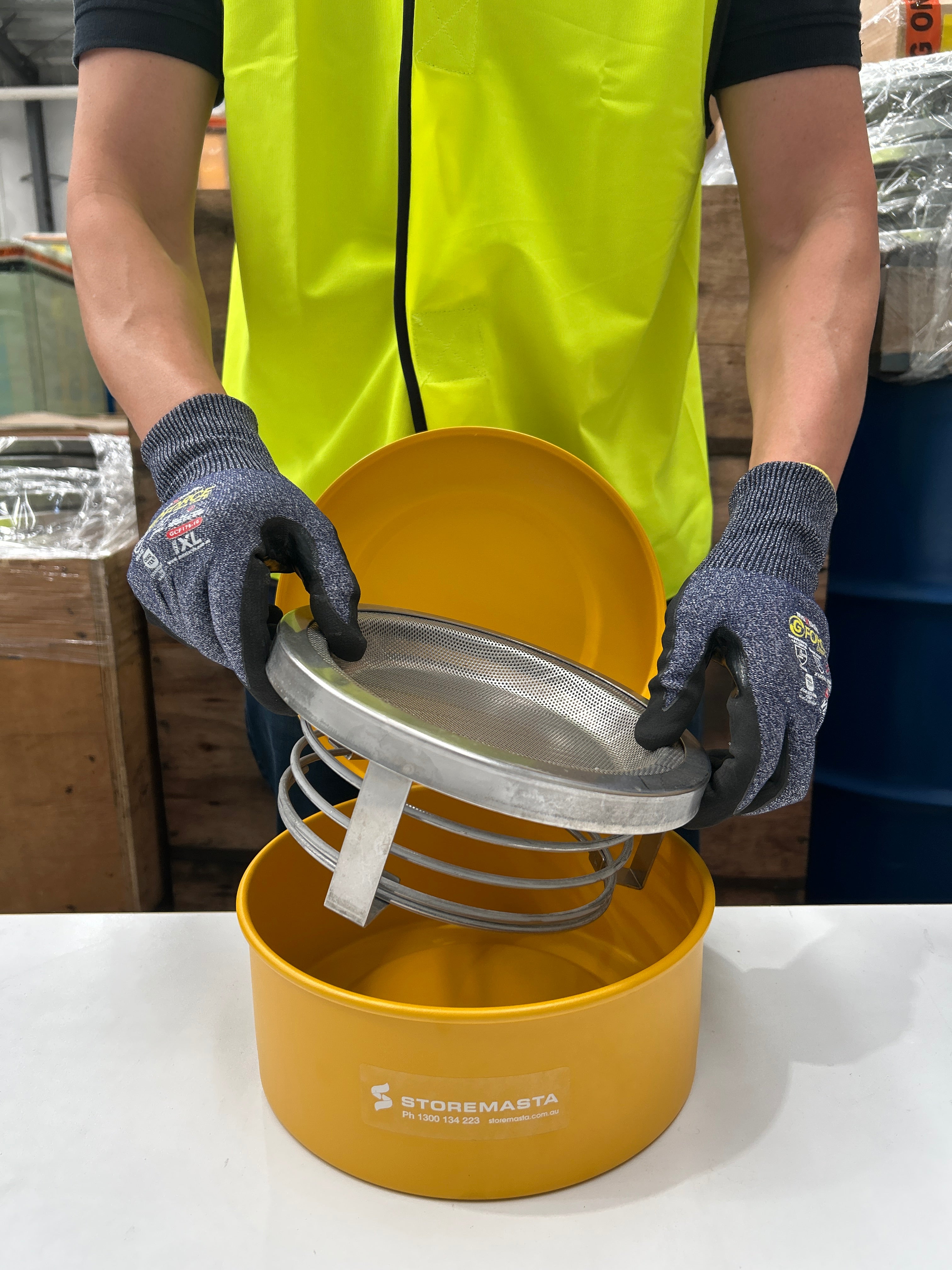 2L Small Parts Cleaner - Yellow
