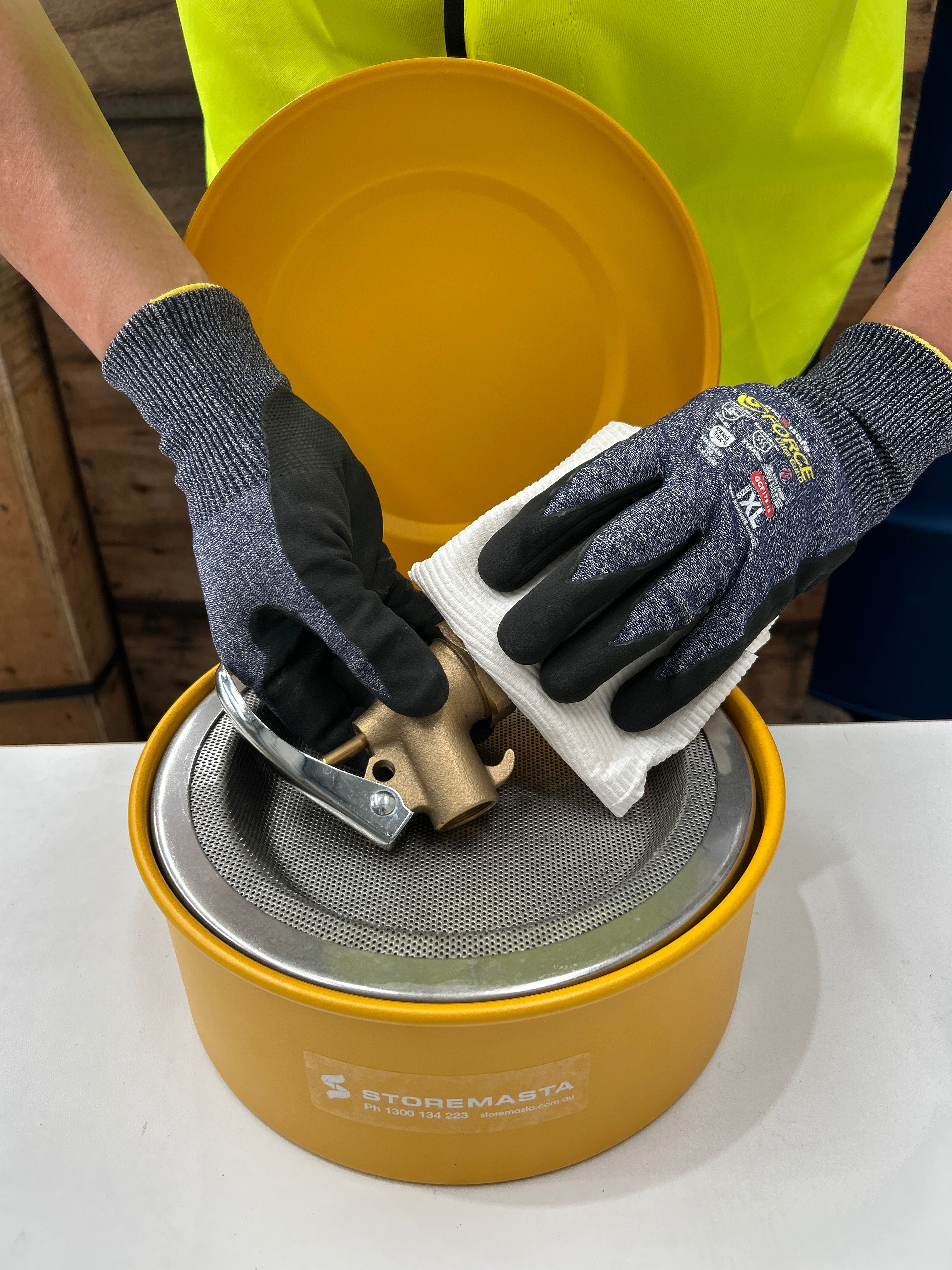 2L Small Parts Cleaner - Yellow