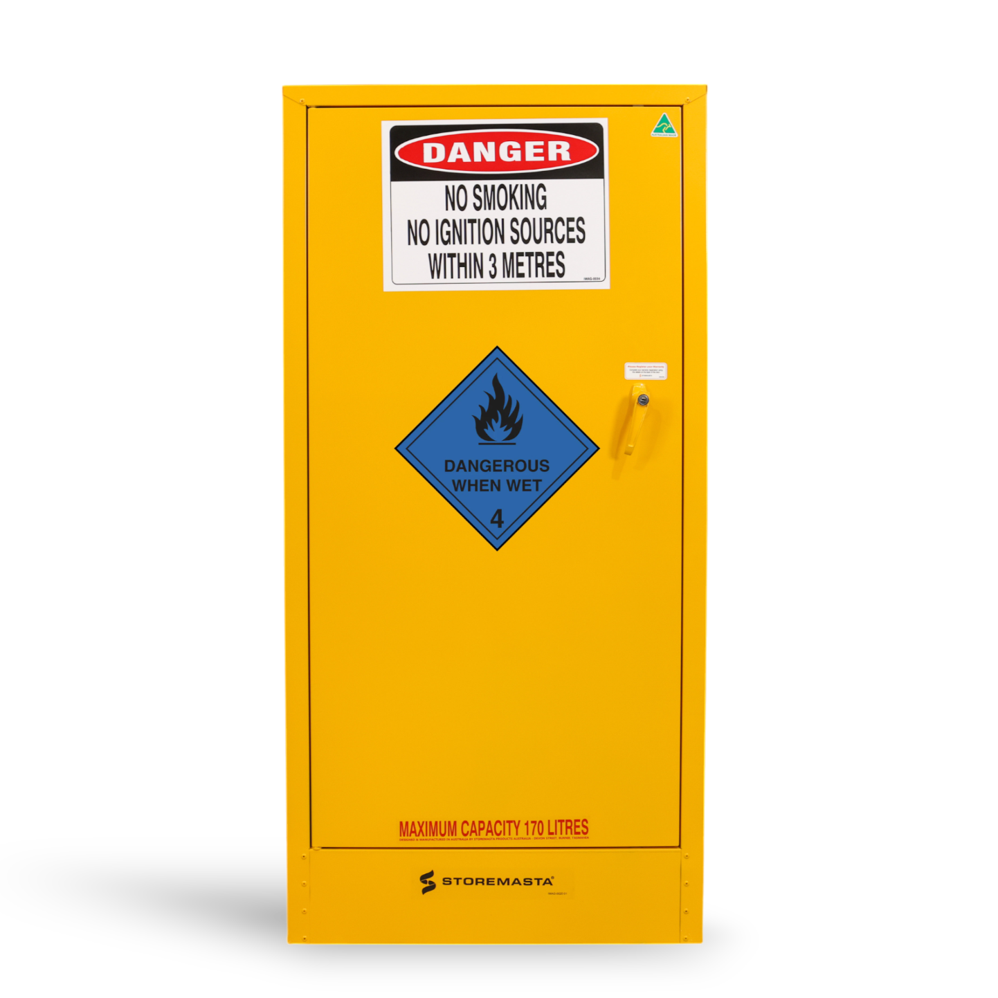 Dangerous When Wet Storage Cabinet - 170L