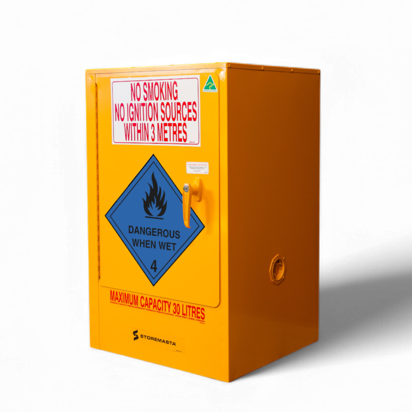Dangerous When Wet Storage Cabinet - 30L