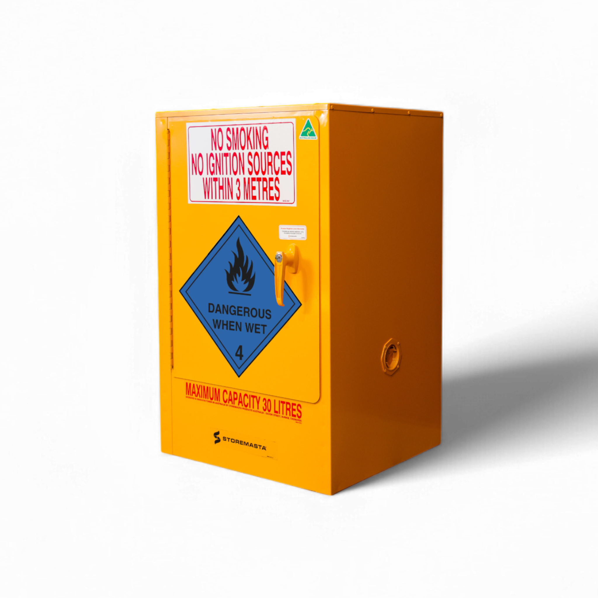 Dangerous When Wet Storage Cabinet - 30L