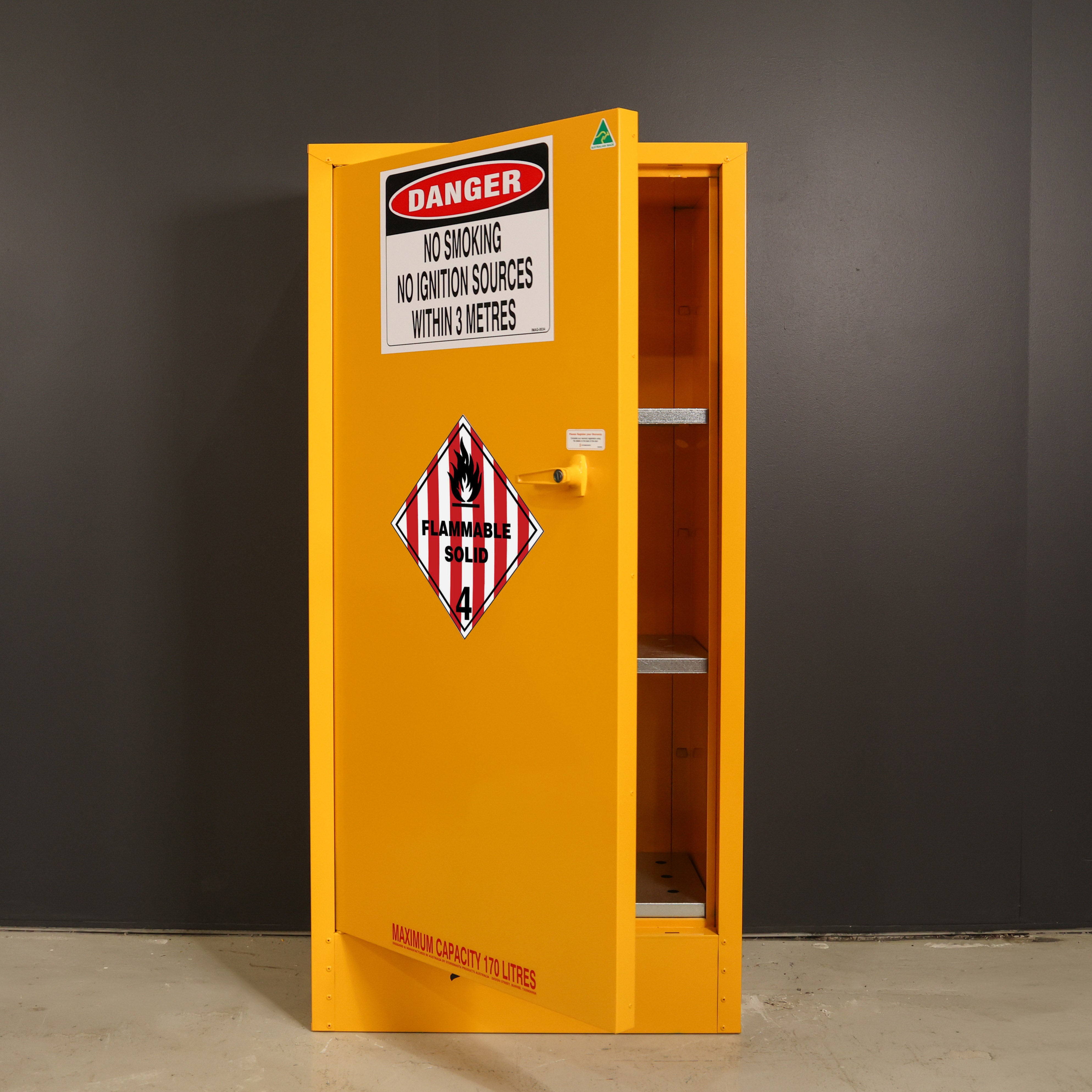 Flammable Solids Storage Cabinet - 170L