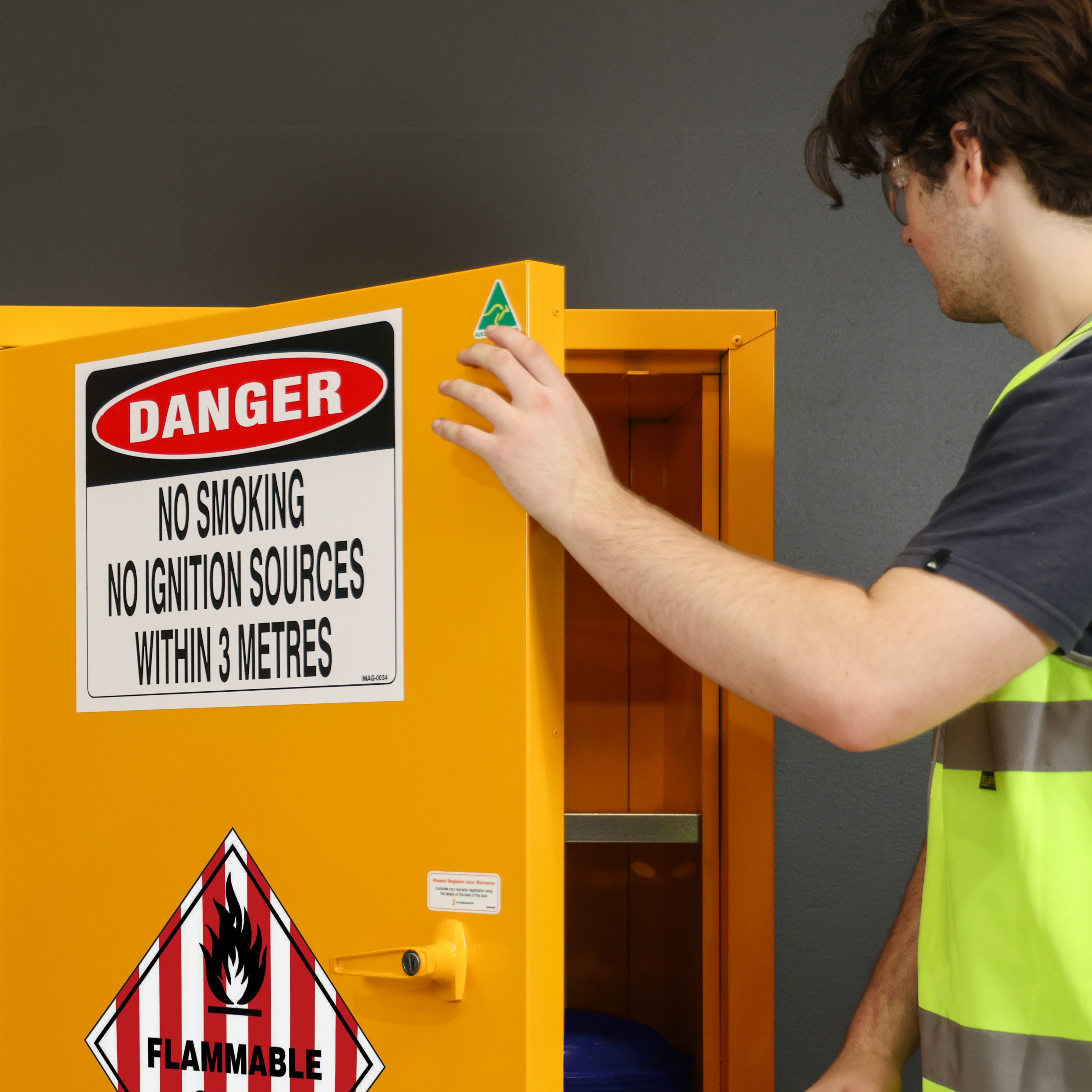 Flammable Solids Storage Cabinet - 170L