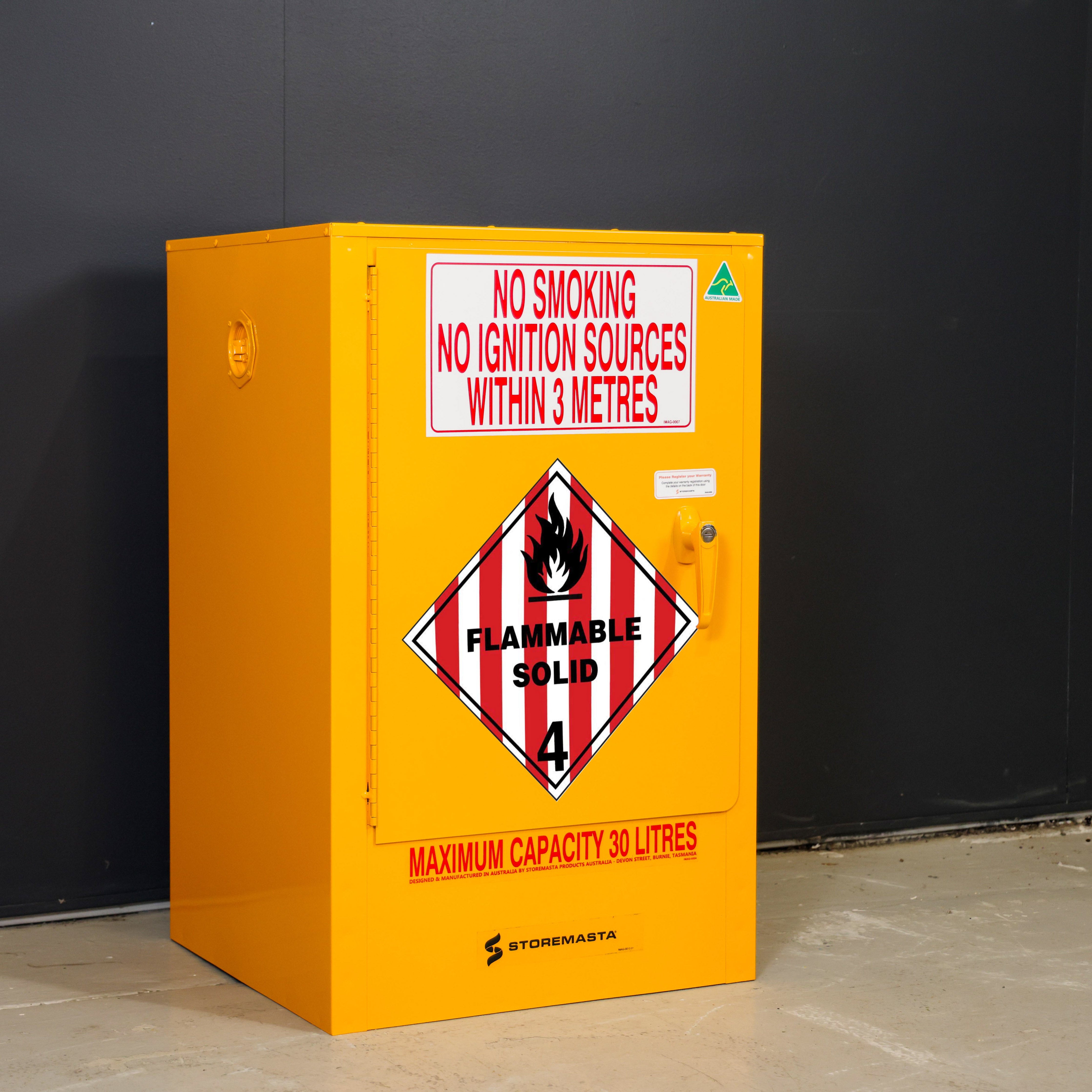 Flammable Solids Storage Cabinet - 30L