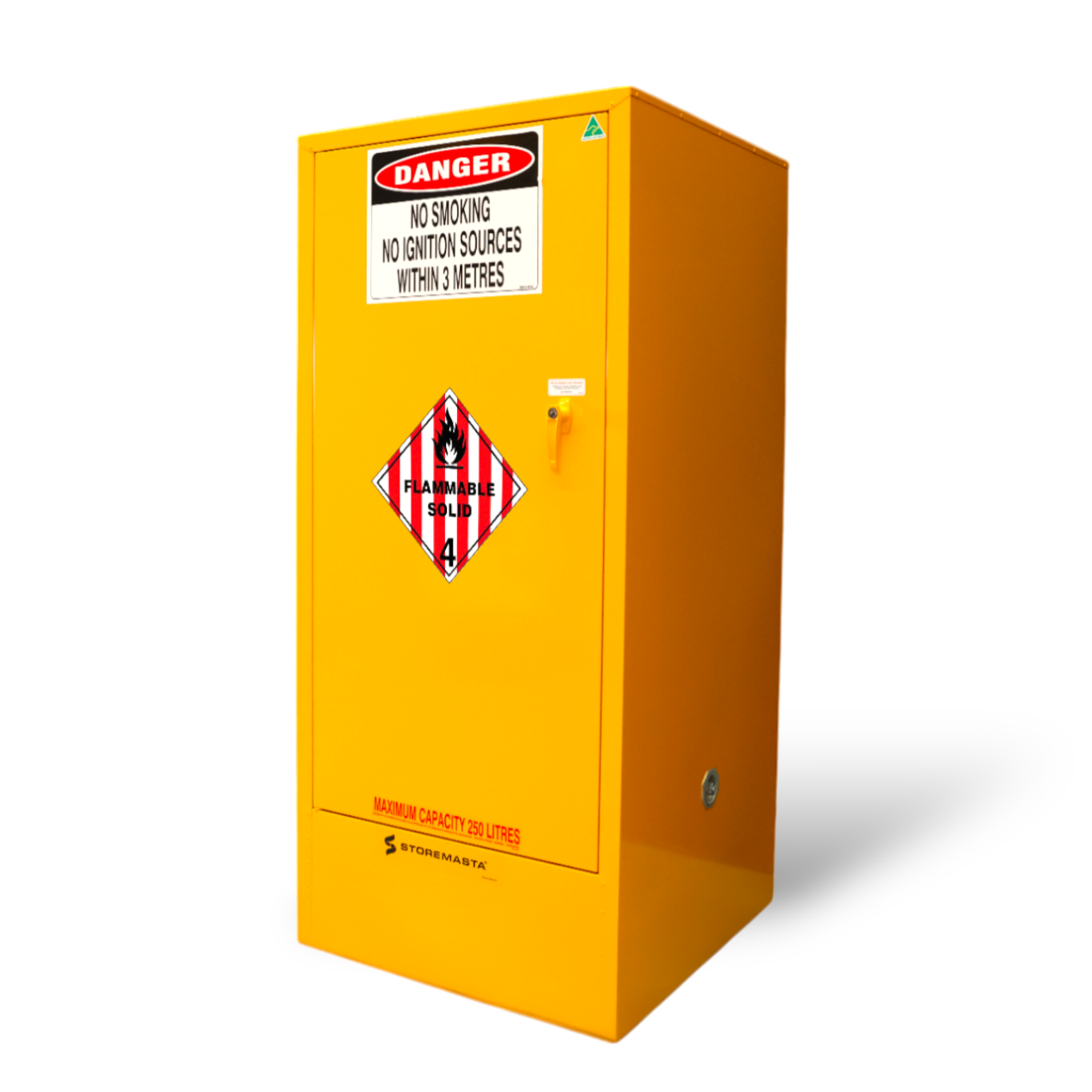 Flammable Solids Storage Cabinet - Single Door - 250L