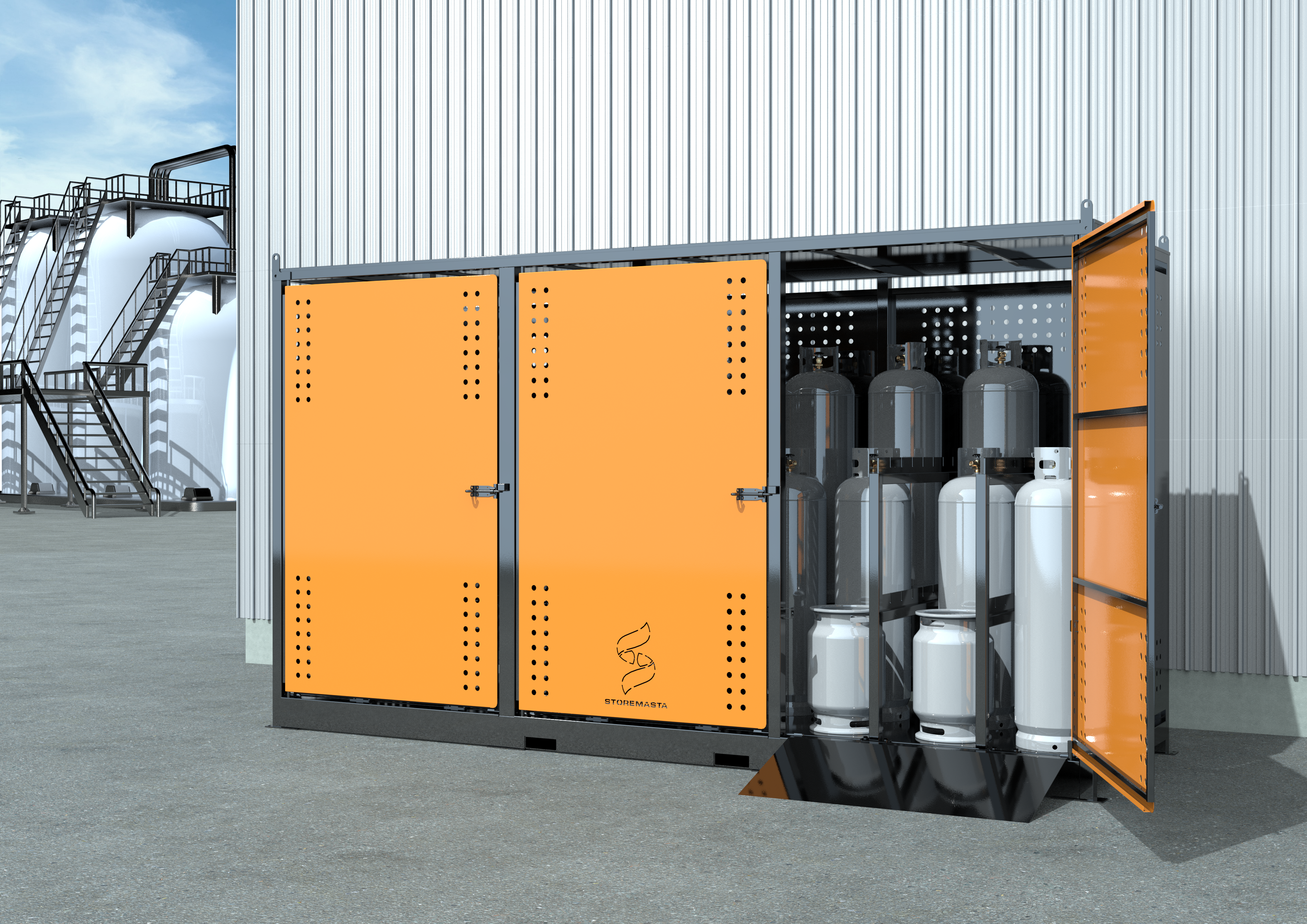 Class 2.2 Non-Flammable Non-Toxic Gas Storage