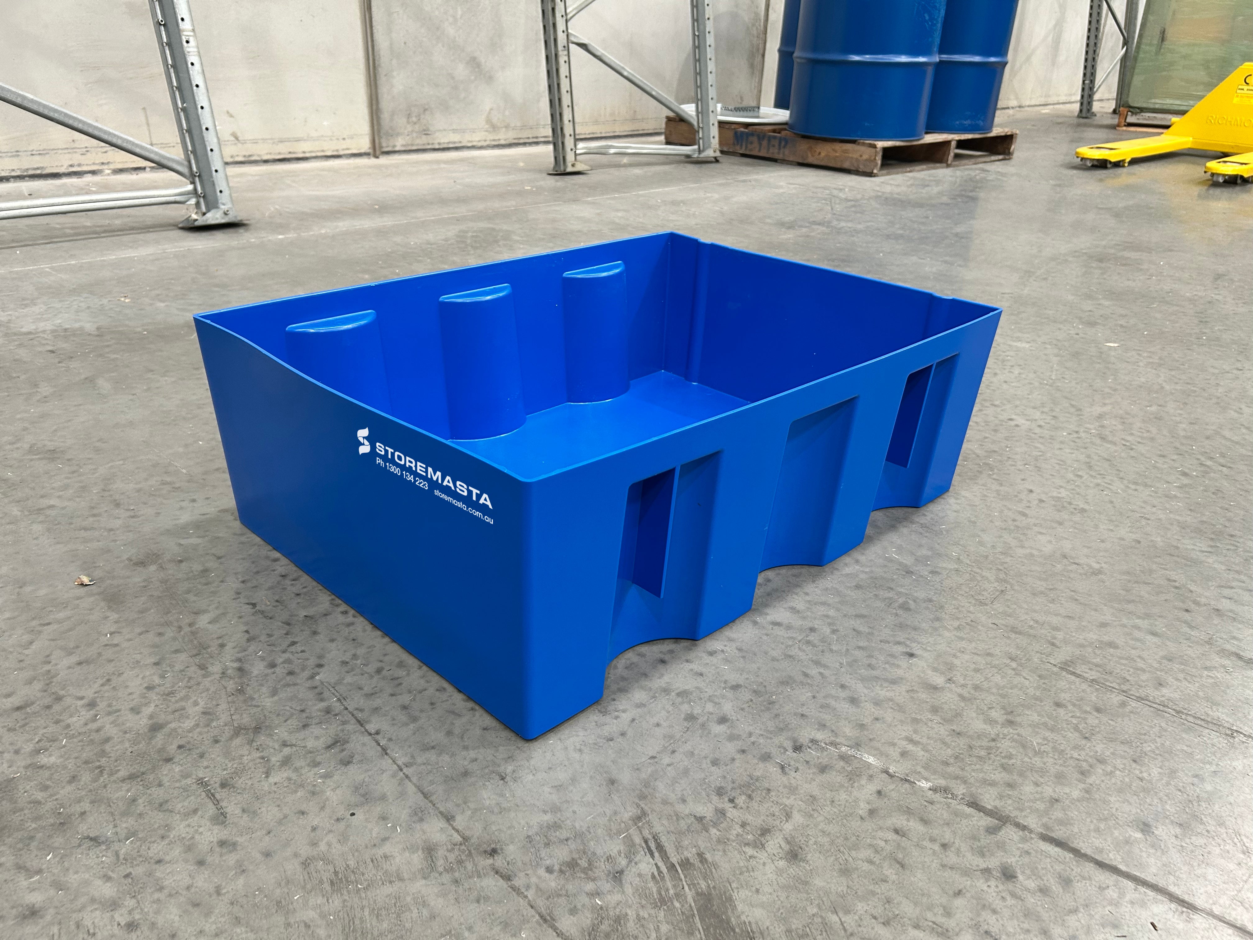 60L Polyethylene Sump Pallet - Blue