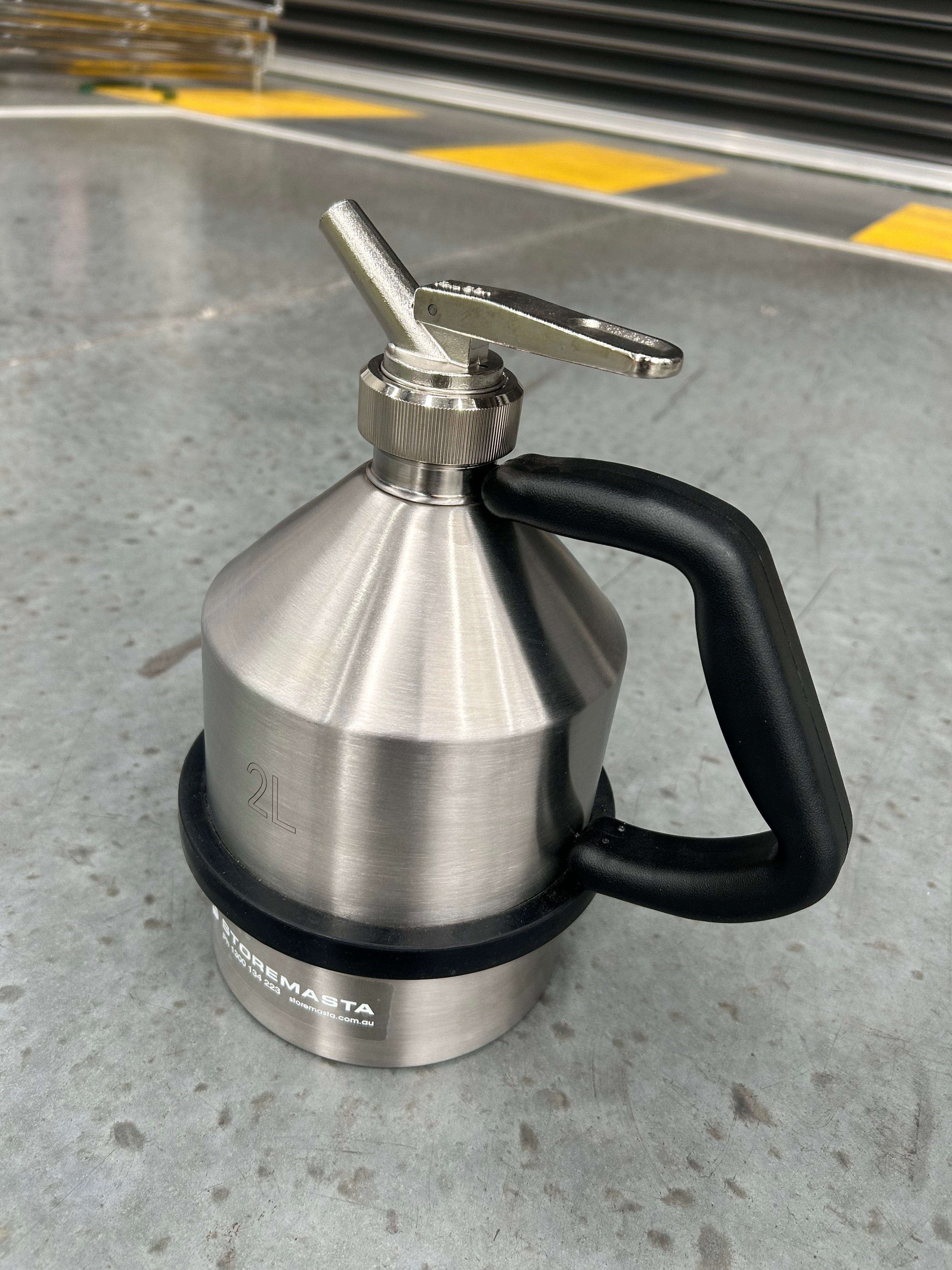 2L Safety Can - Stainless Steel with SS Tap