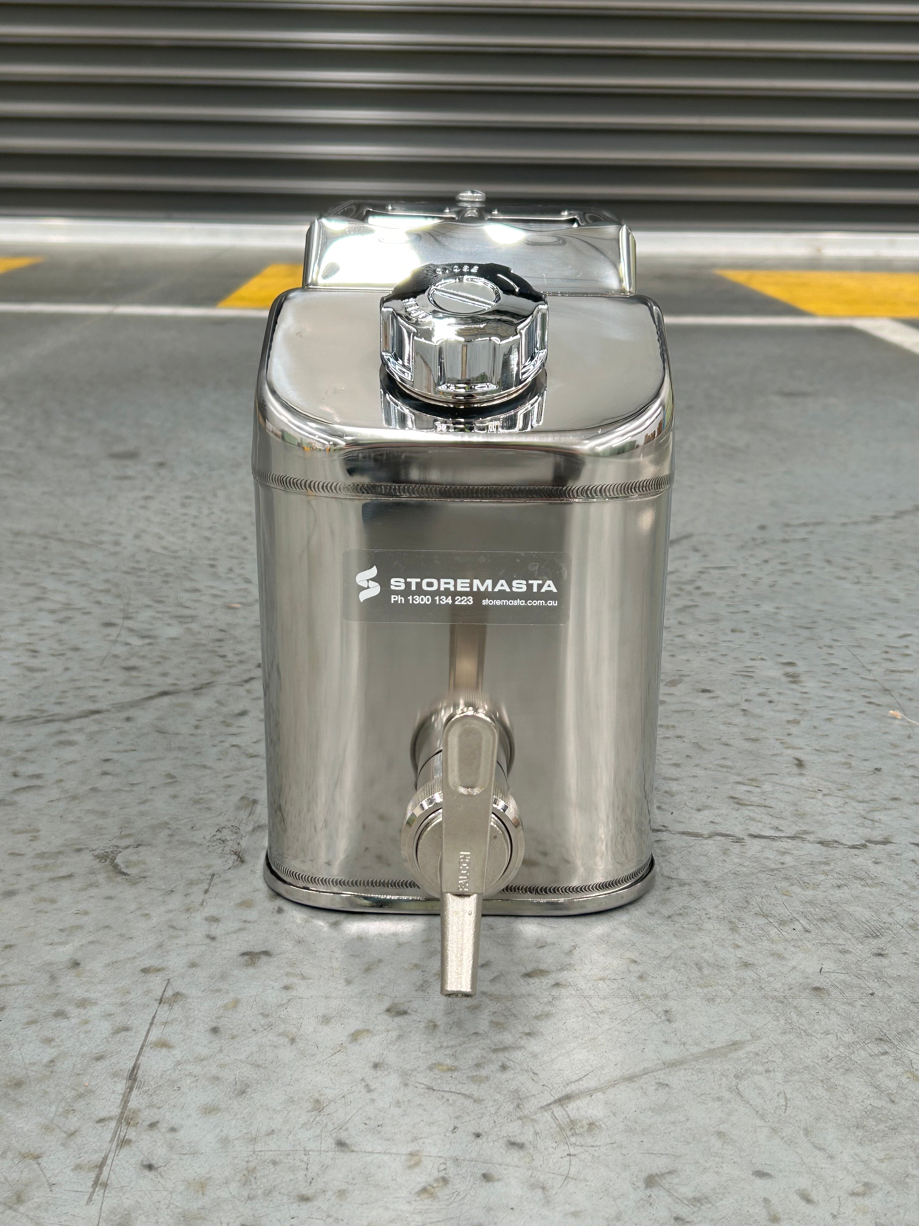 10L Safety Canister - Stainless Steel with SS Tap