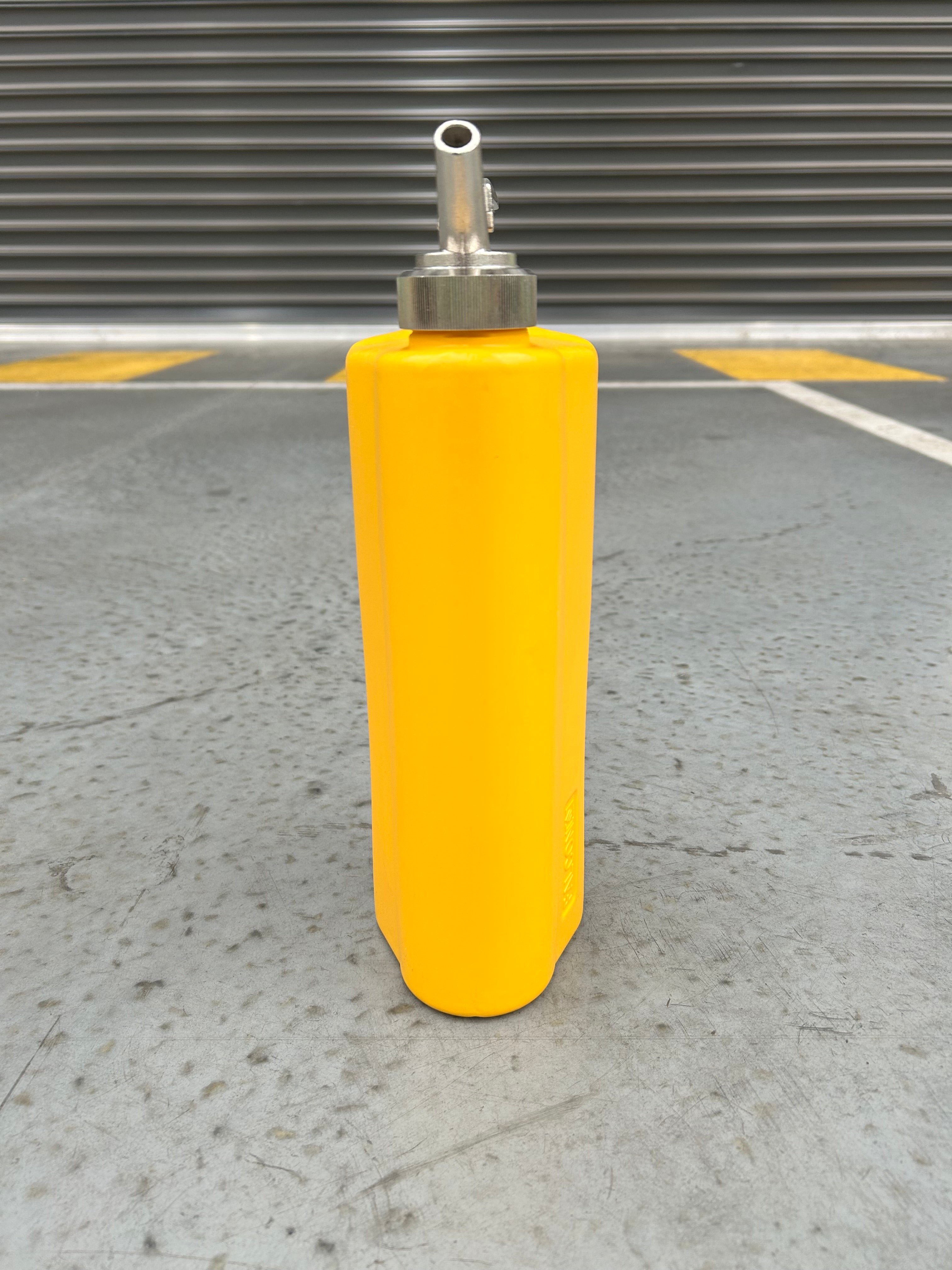 1L Safety Can - Polyethylene Yellow with SS Tap
