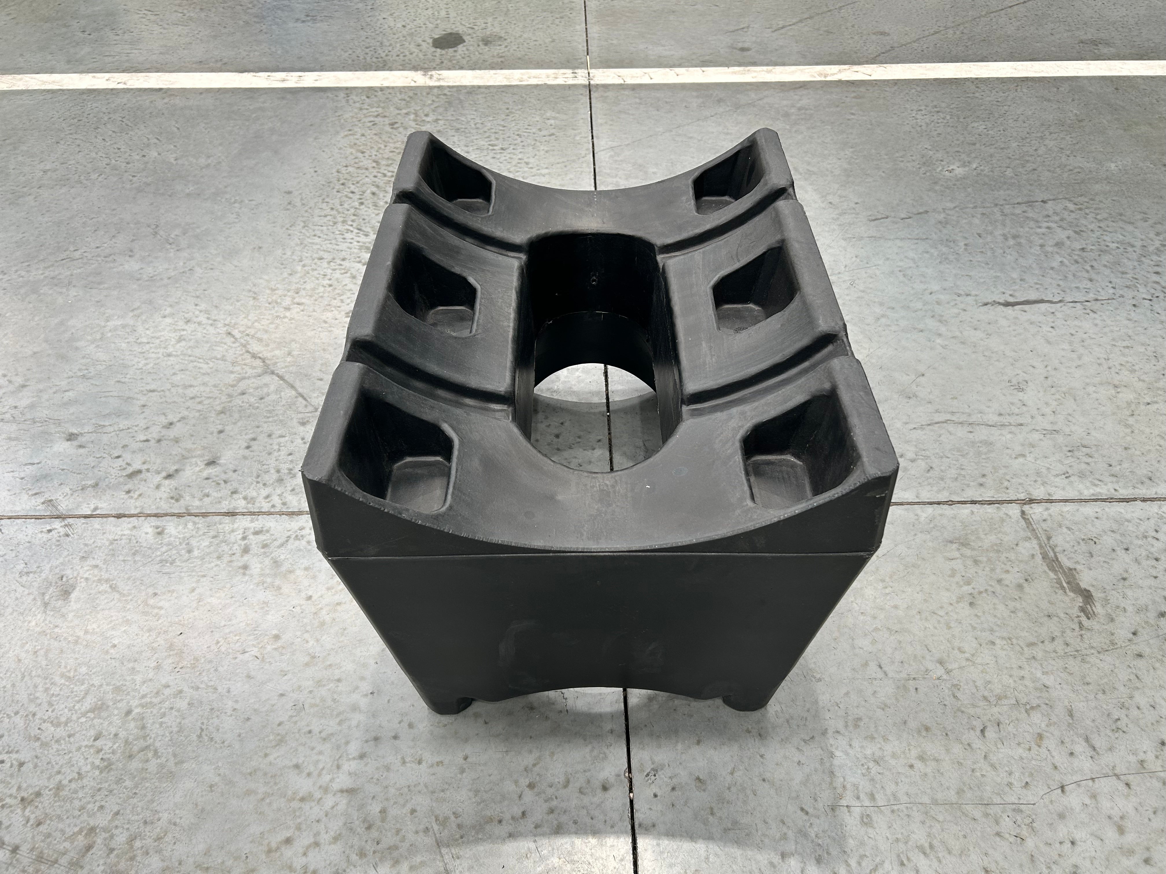 Polyethylene Drum Stand - Black