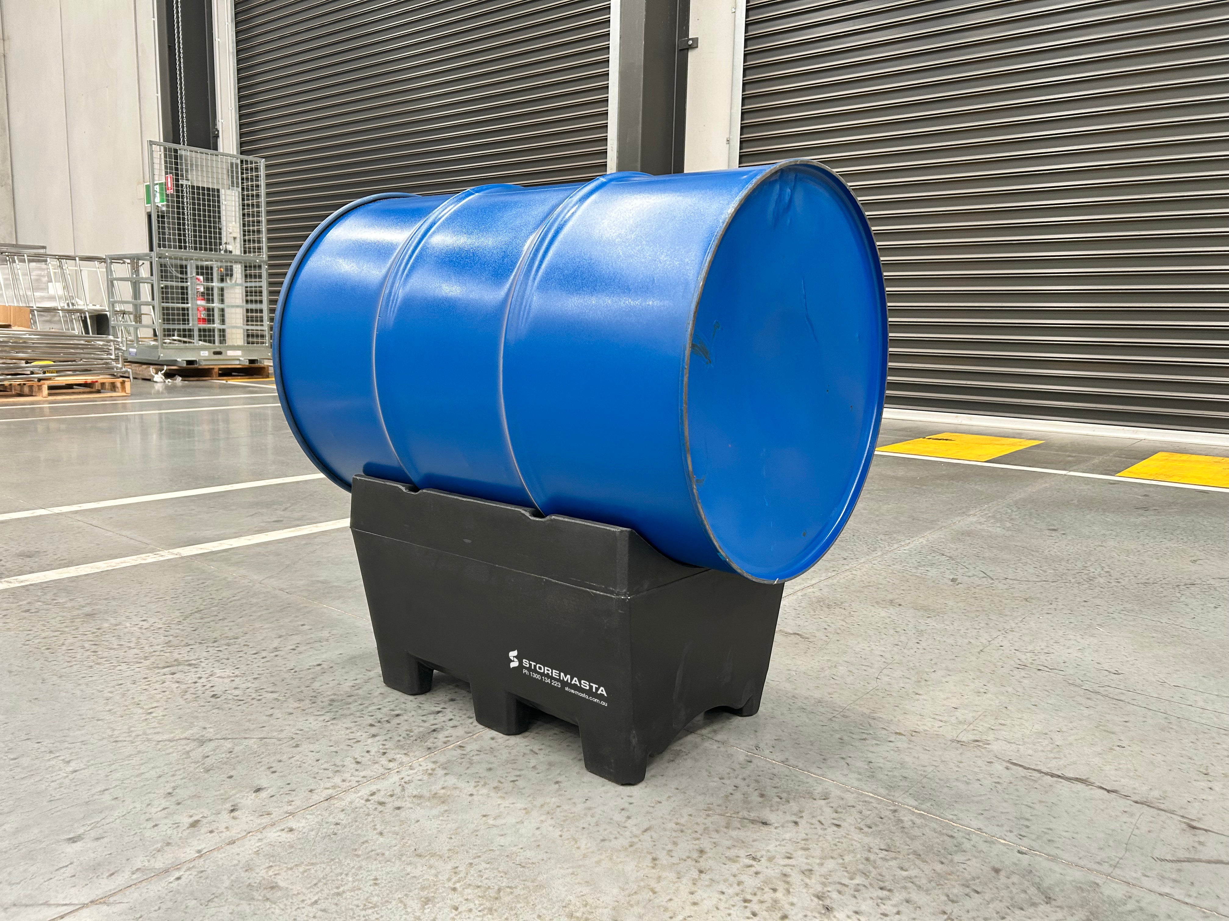 Polyethylene Drum Stand - Black