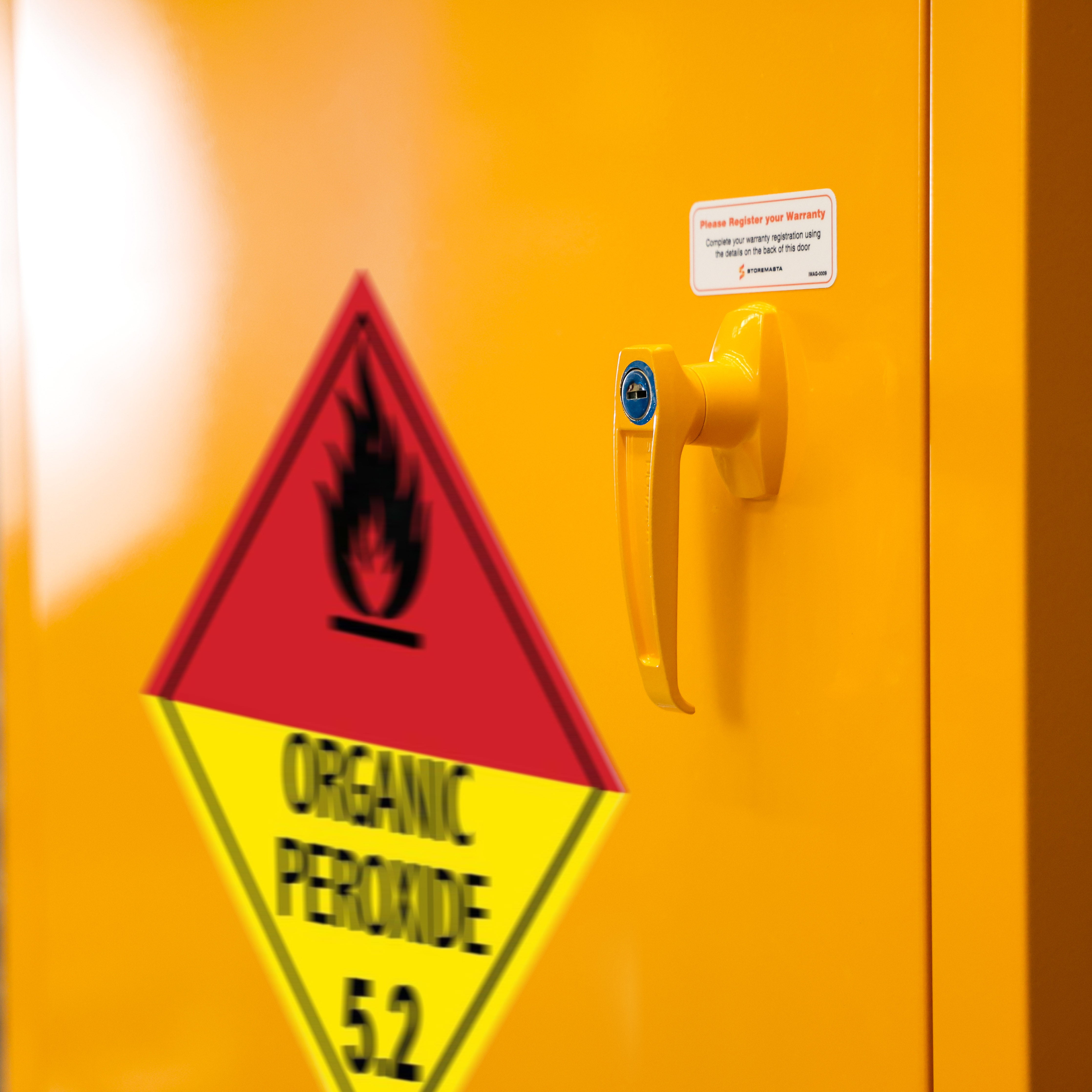 250L - Organic Peroxide Storage Cabinet - Single Door