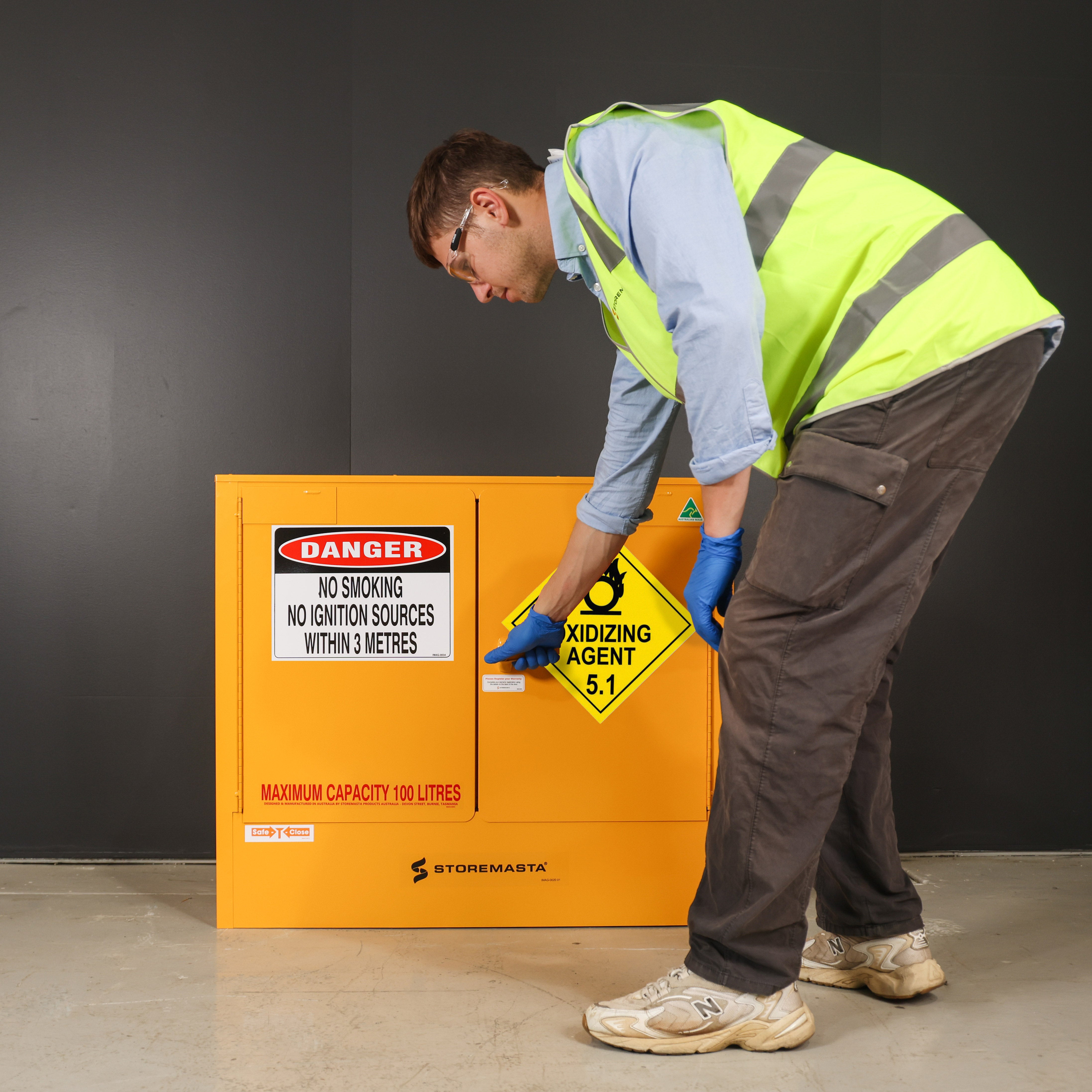 100L - Oxidising Agent Storage Cabinet