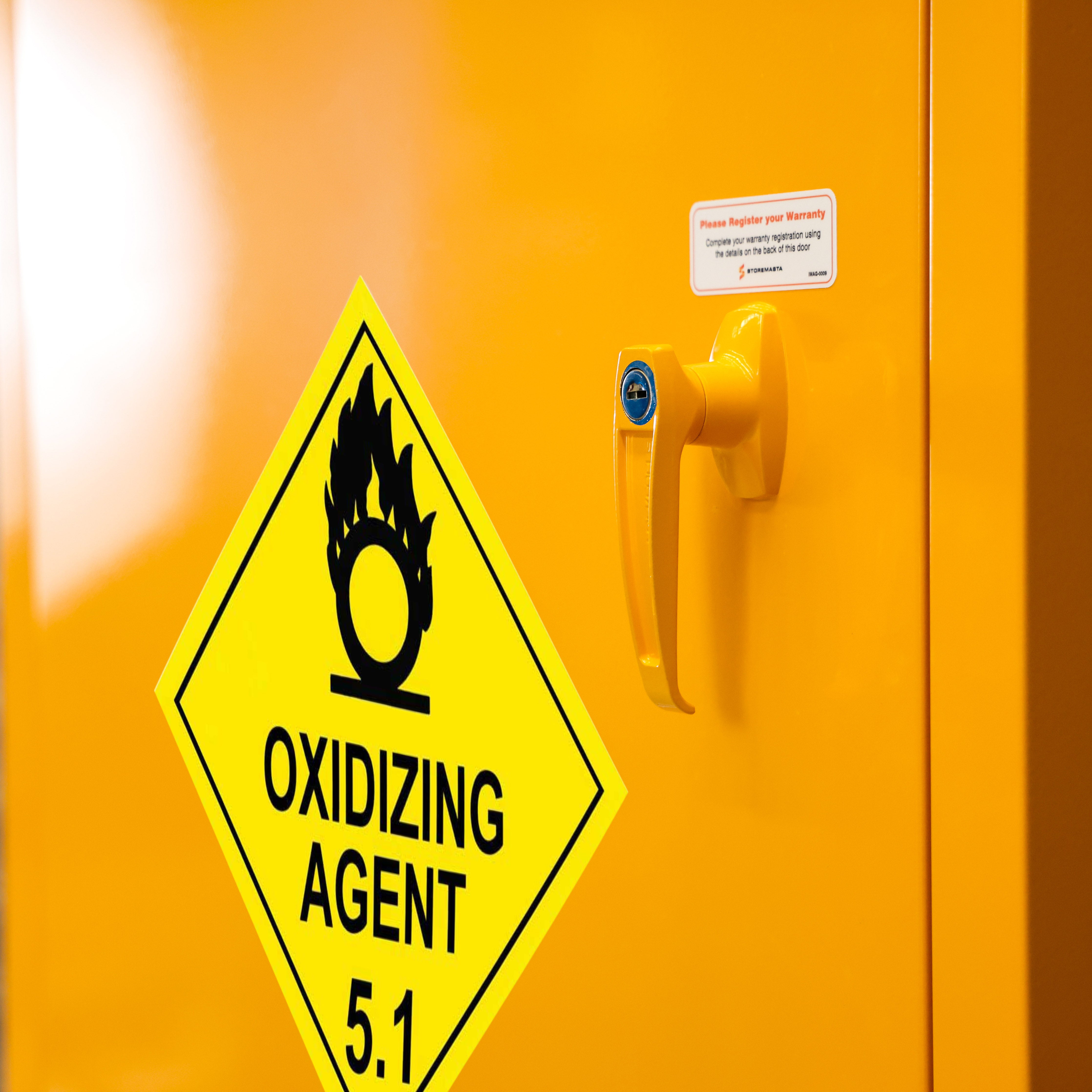 250L - Oxidising Agent Storage Cabinet - Single Door