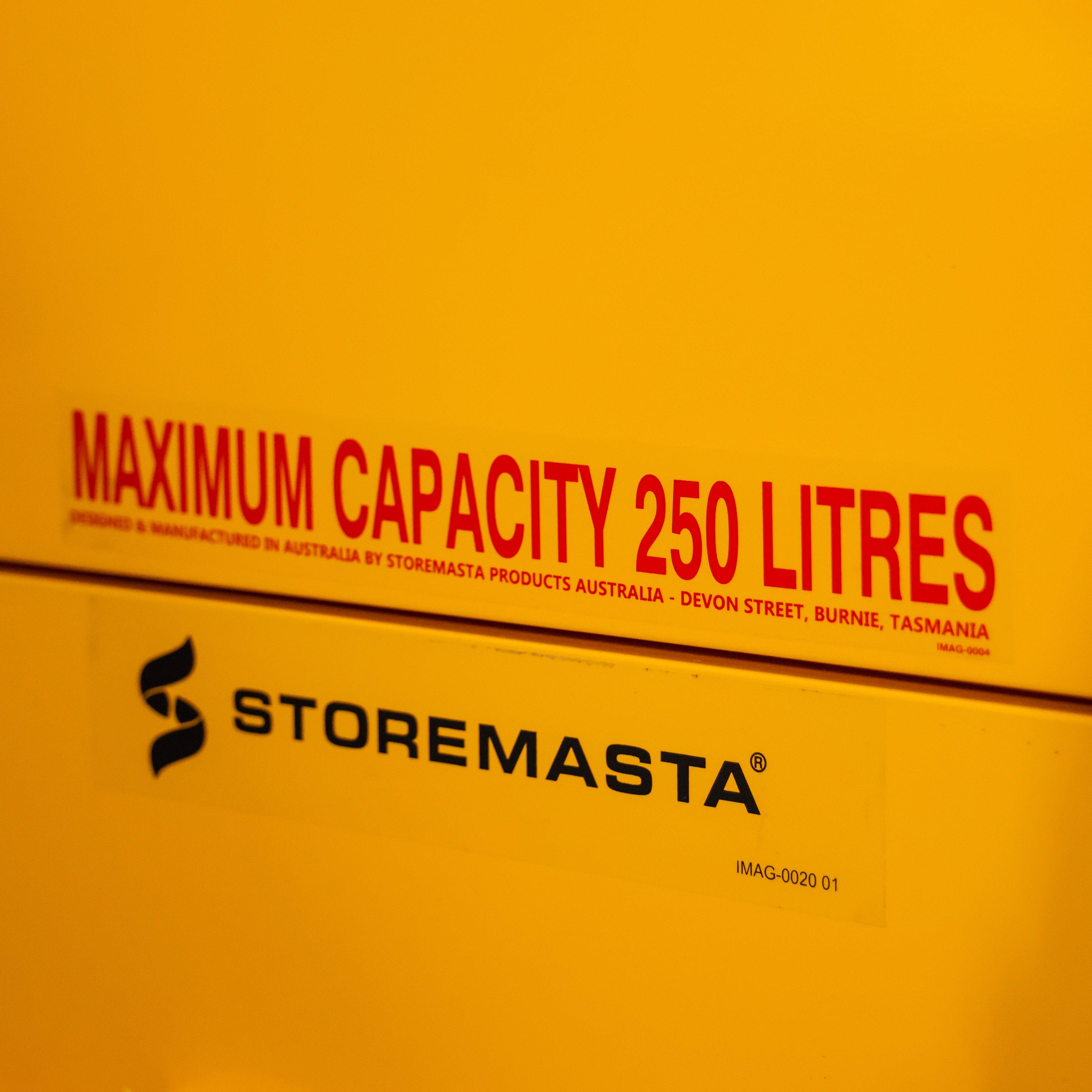 250L - Oxidising Agent Storage Cabinet - Single Door