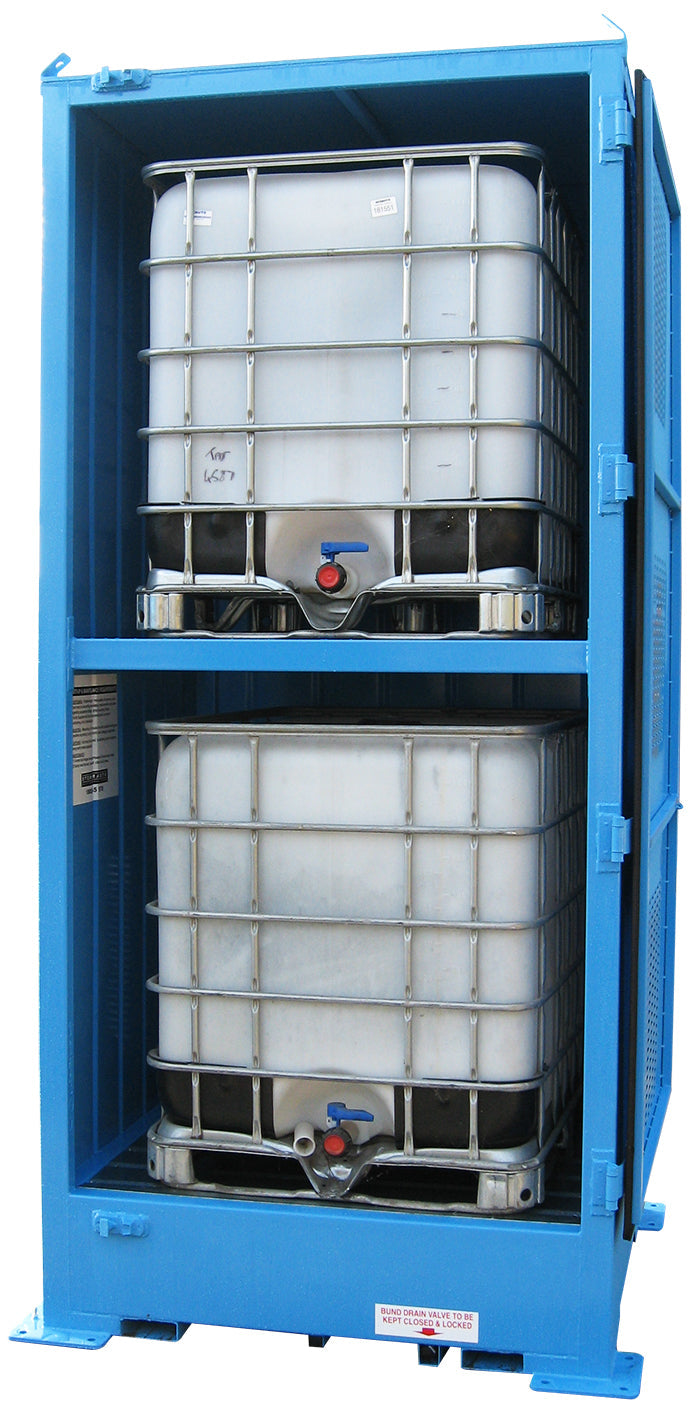 Single Depth Toxic Substance Store - 2 IBC - Vertical