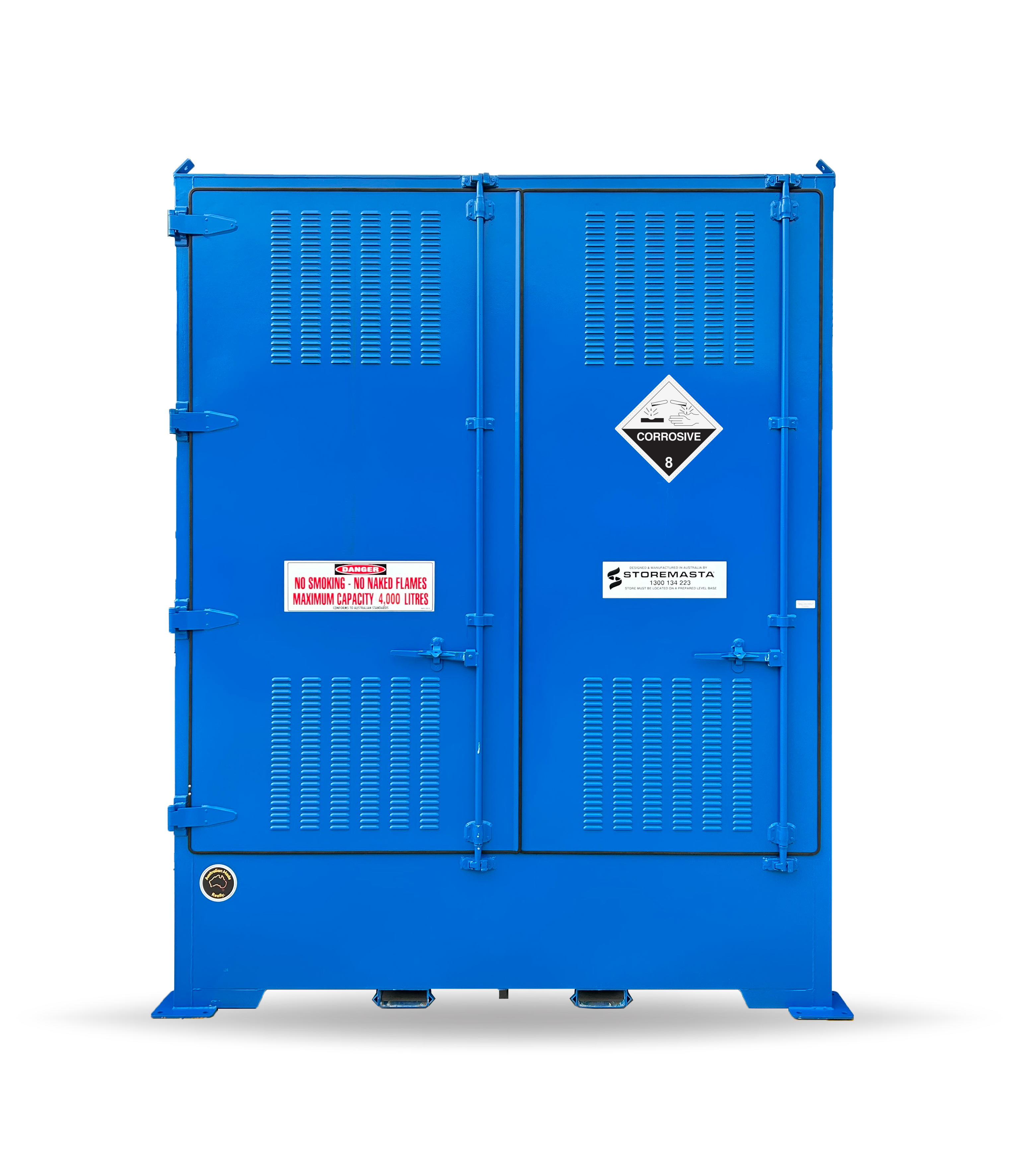 Single Depth Corrosive Substance Store - 4 IBC