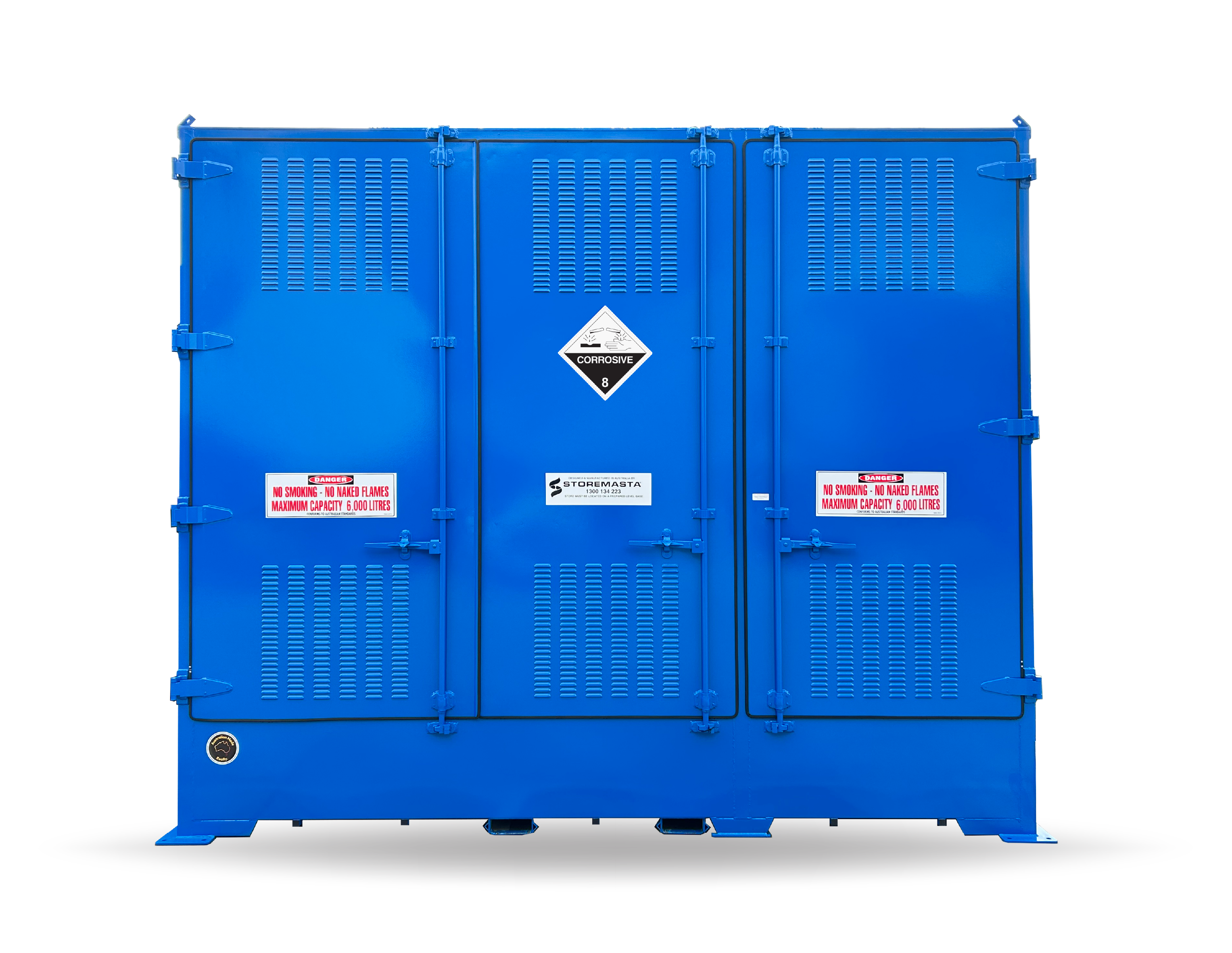 Single Depth Corrosive Substance Store - 6 IBC
