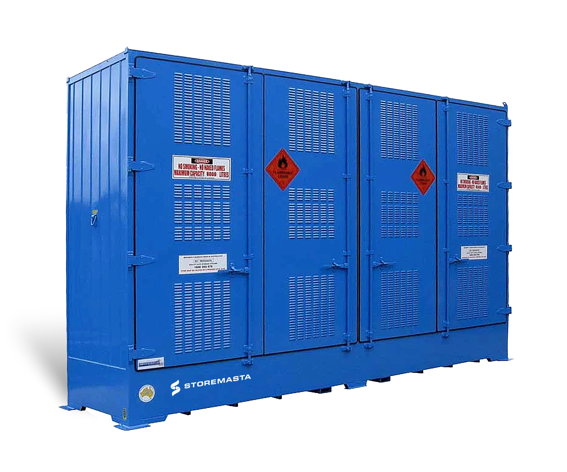 Single Depth Flammable Liquids Store - 8 IBC