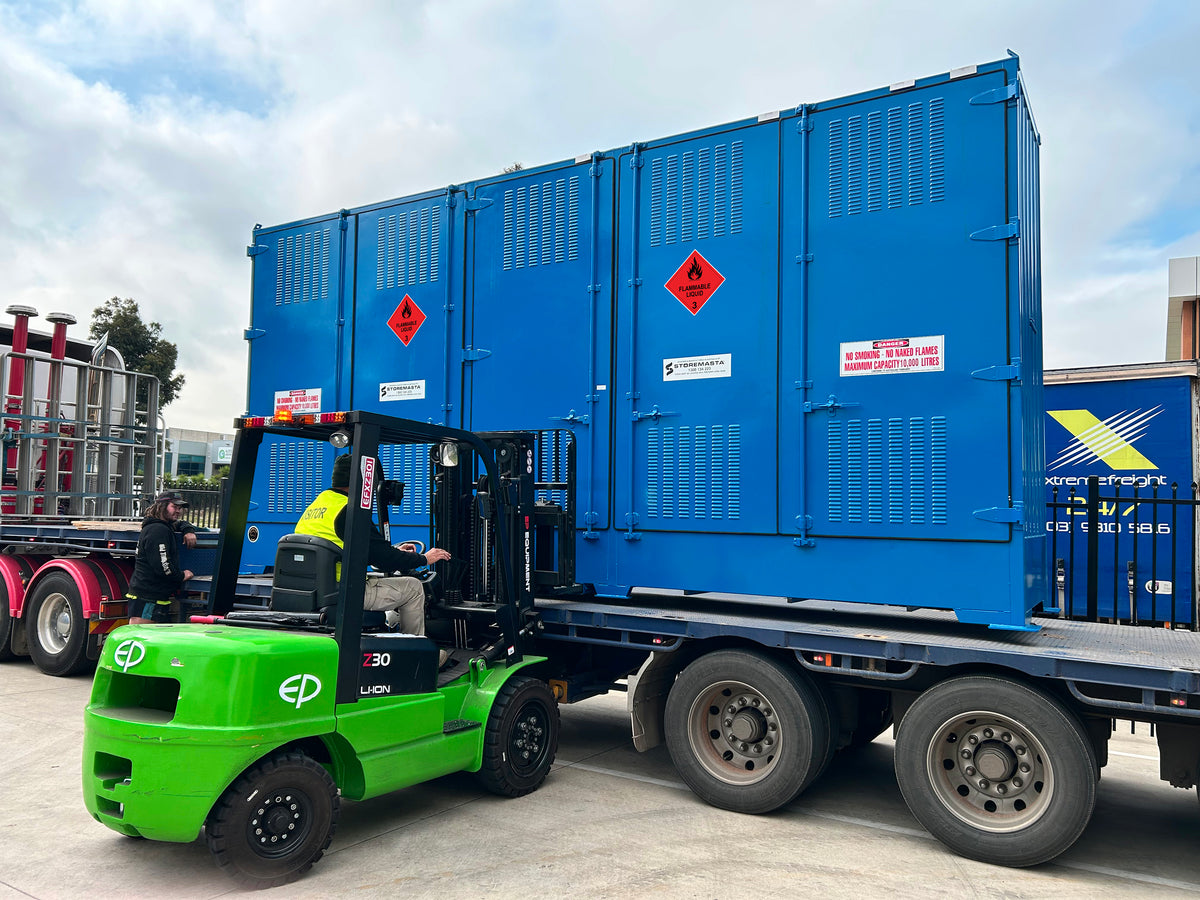 Single Depth Flammable Liquids Store - 10 IBC