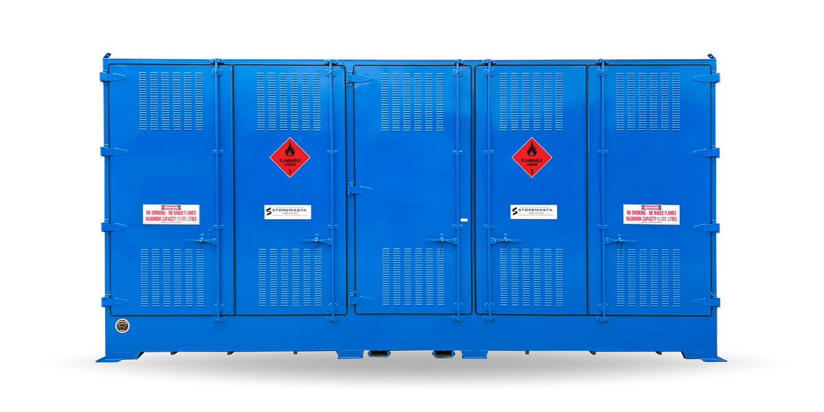 Single Depth Flammable Liquids Store - 10 IBC