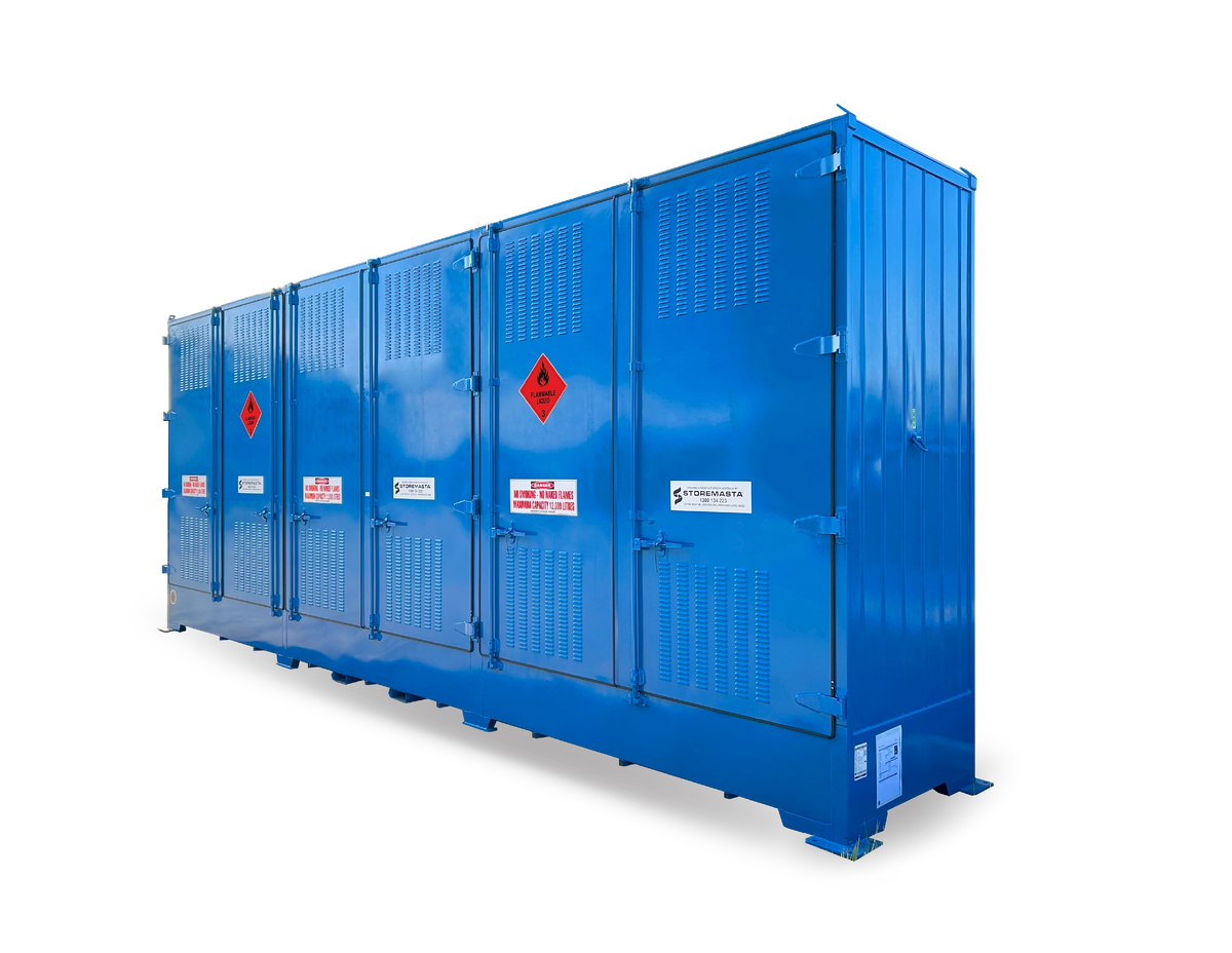 Single Depth Flammable Liquids Store - 12 IBC