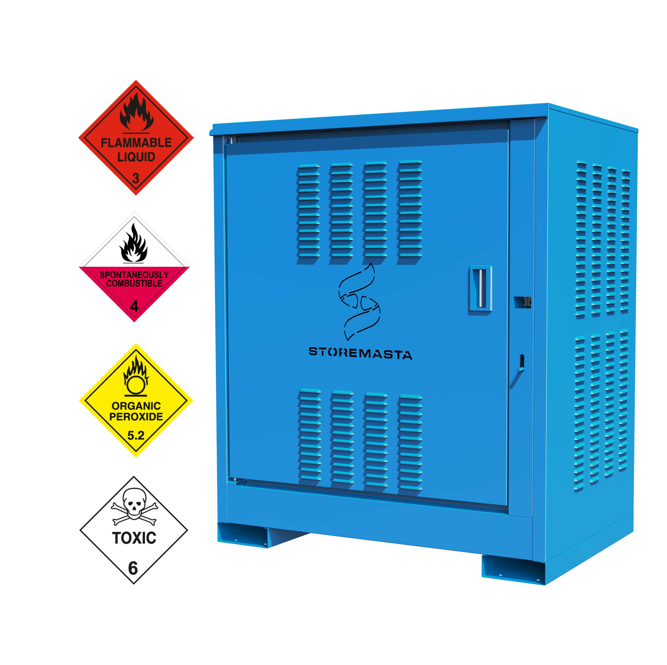 250L Outdoor DG Cabinet - Horizontal