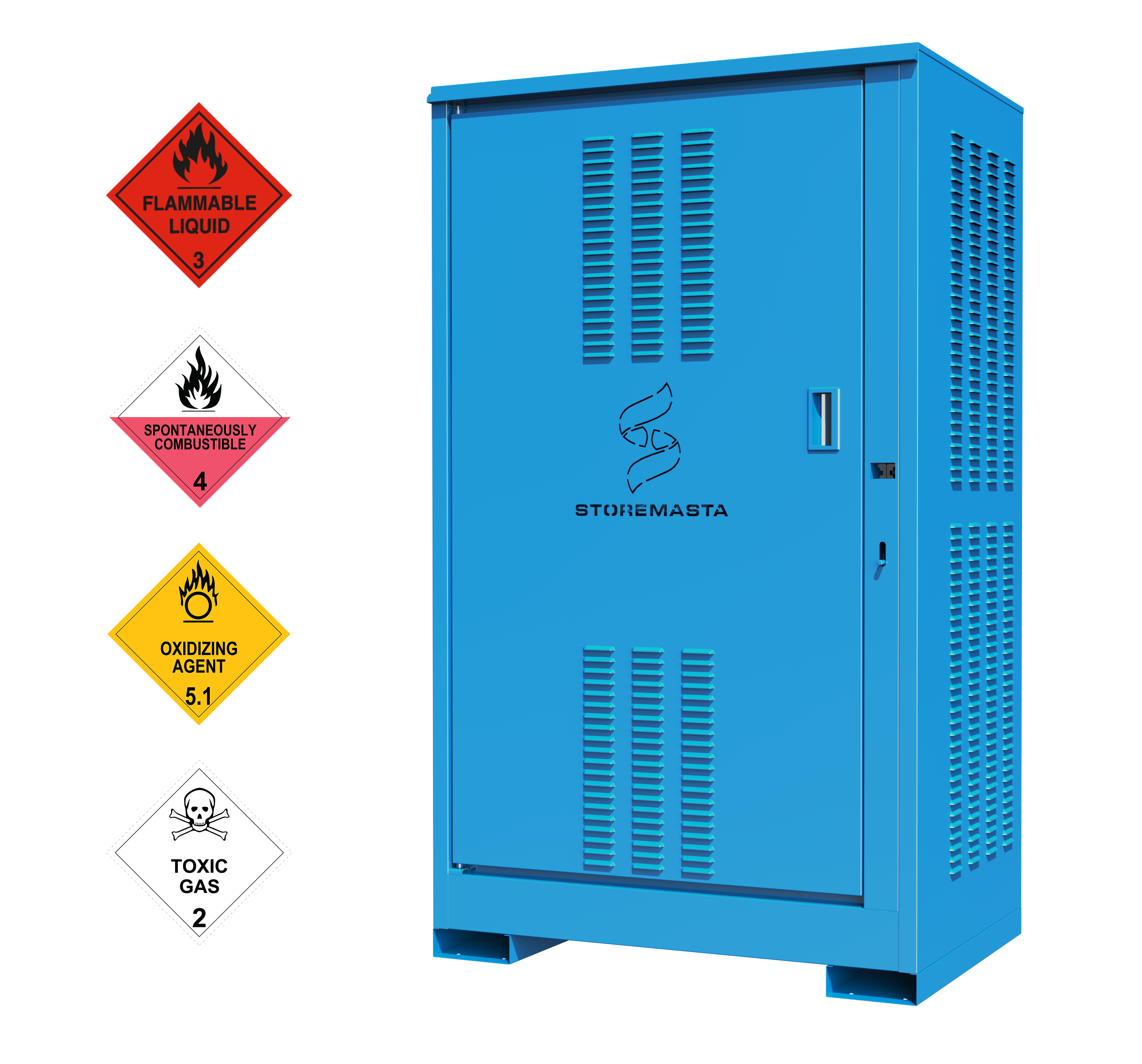 350L Outdoor DG Cabinet