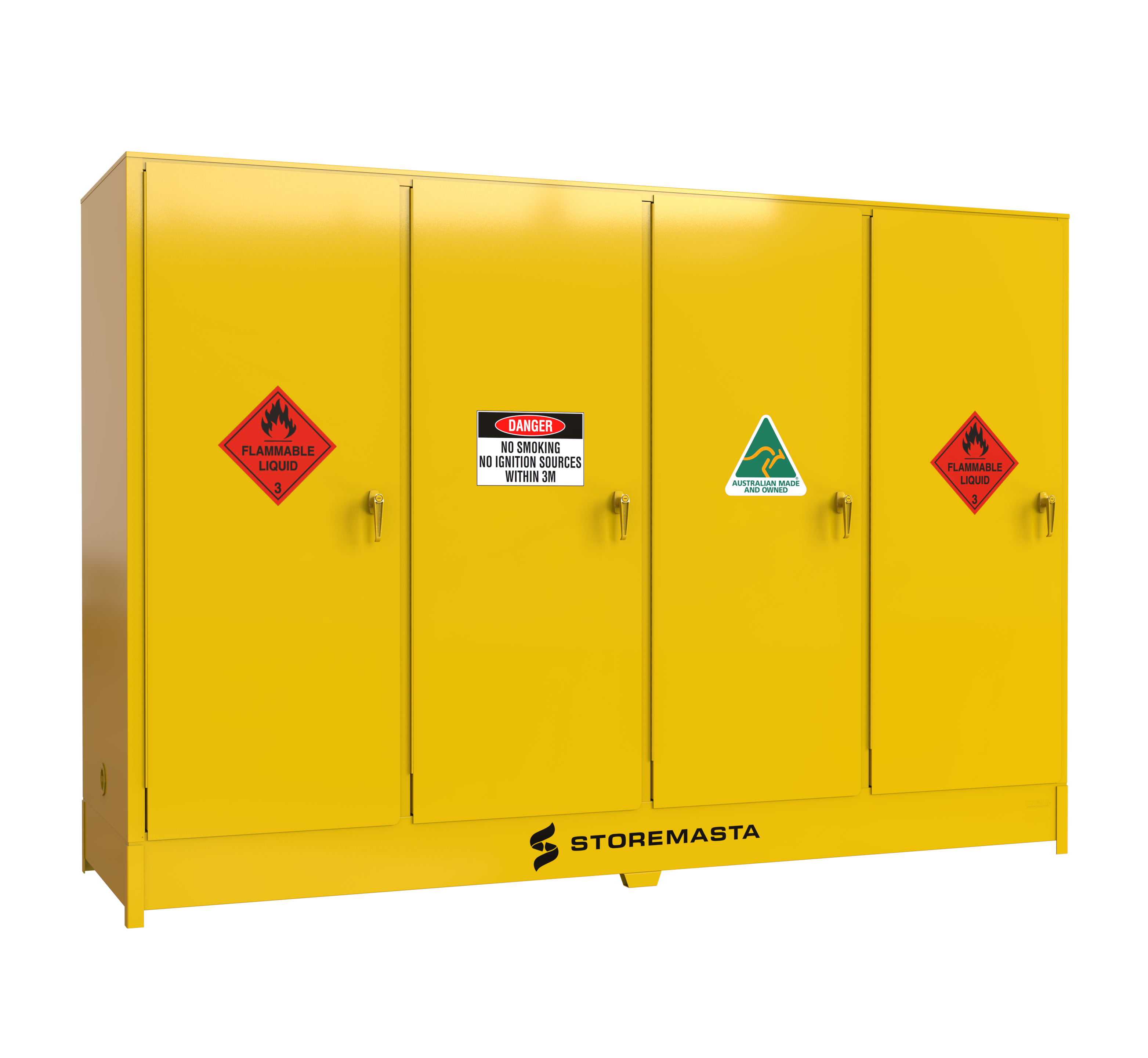 850L - Large Capacity Flammable Liquids Storage Cabinet