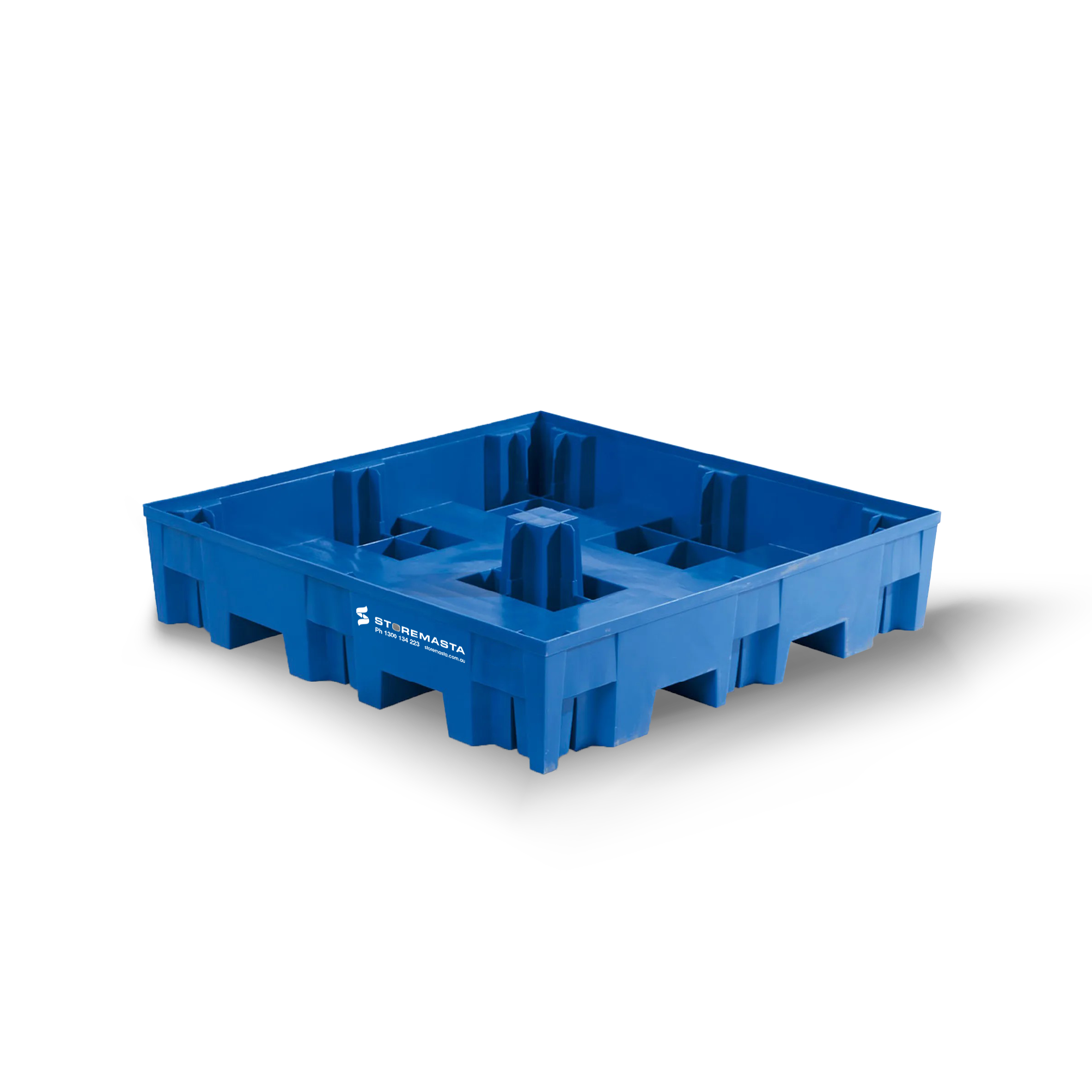 255L Polyethylene Sump Pallet - Blue