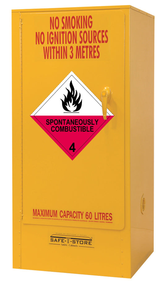 Spontaneously Combustible Substance Storage Cabinet - 60L