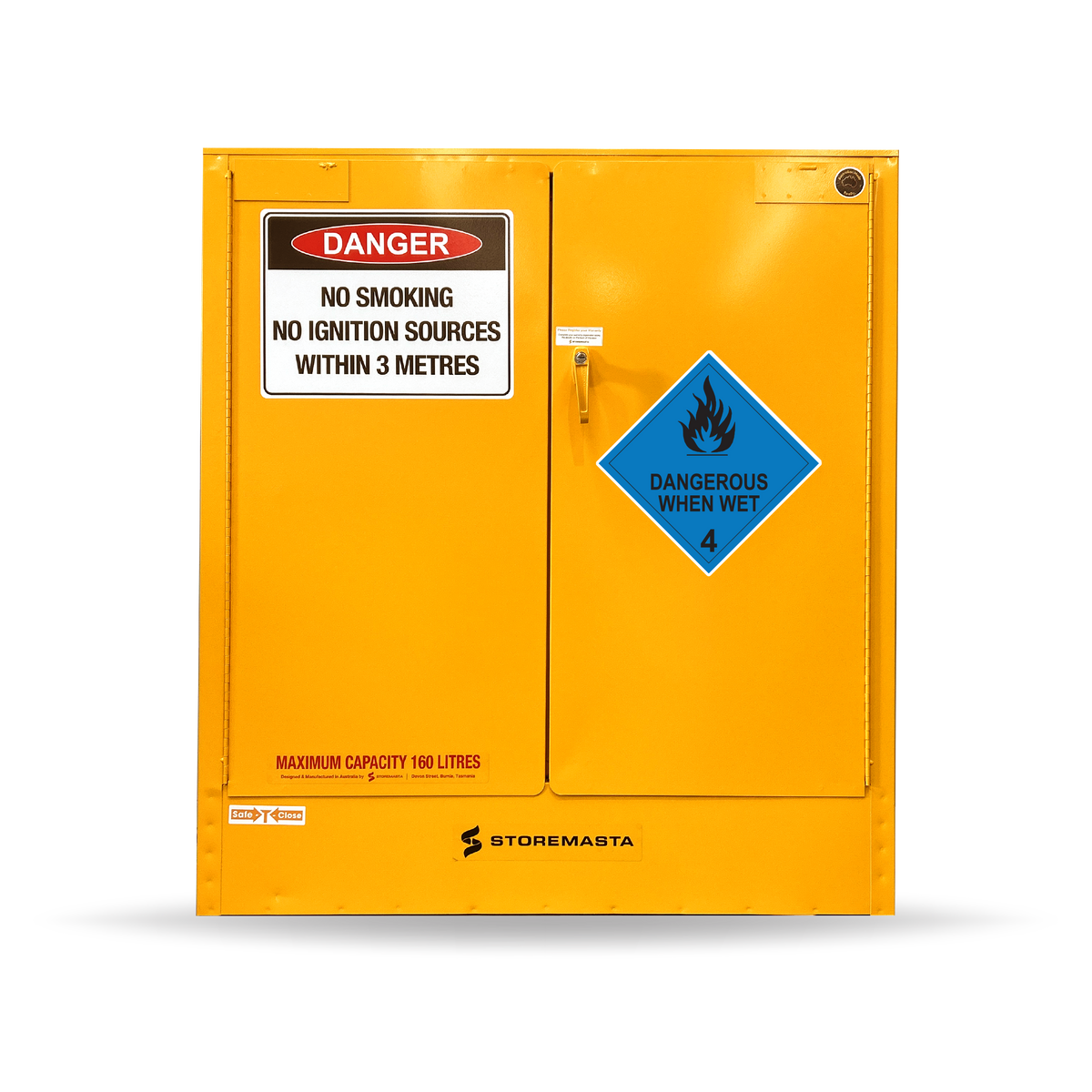 Dangerous When Wet Storage Cabinet - 160L