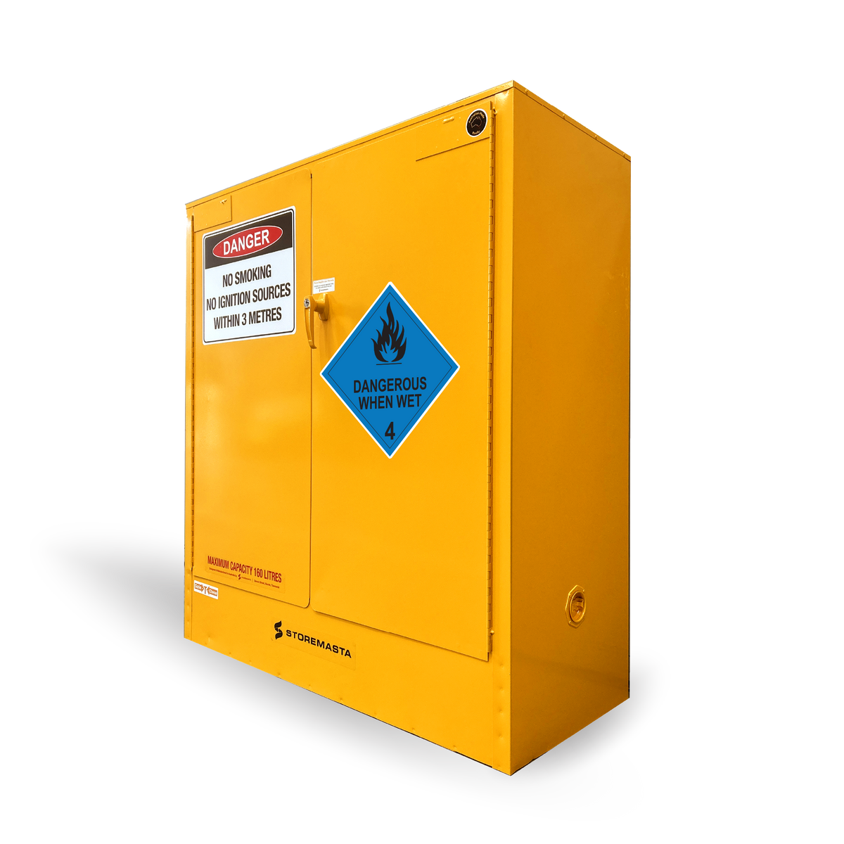 Dangerous When Wet Storage Cabinet - 160L