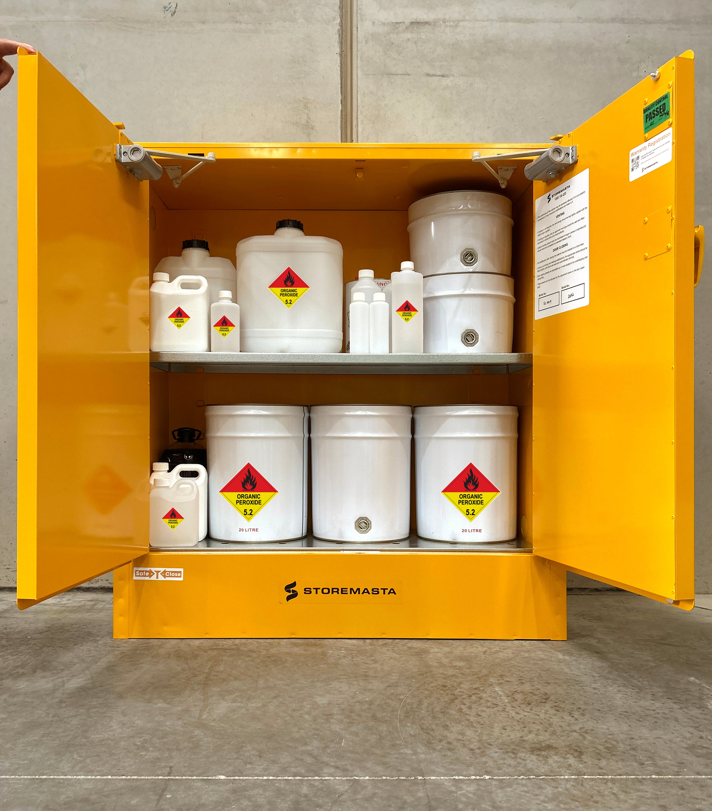 160L - Organic Peroxide Storage Cabinet