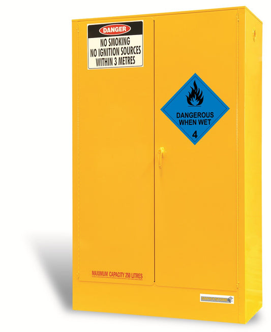 Dangerous When Wet Storage Cabinet - 250L
