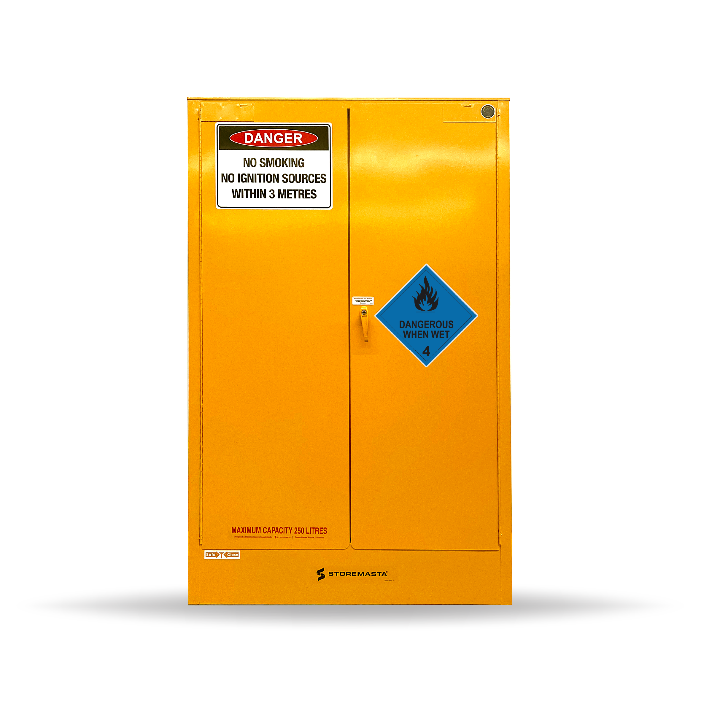 Dangerous When Wet Storage Cabinet - 250L