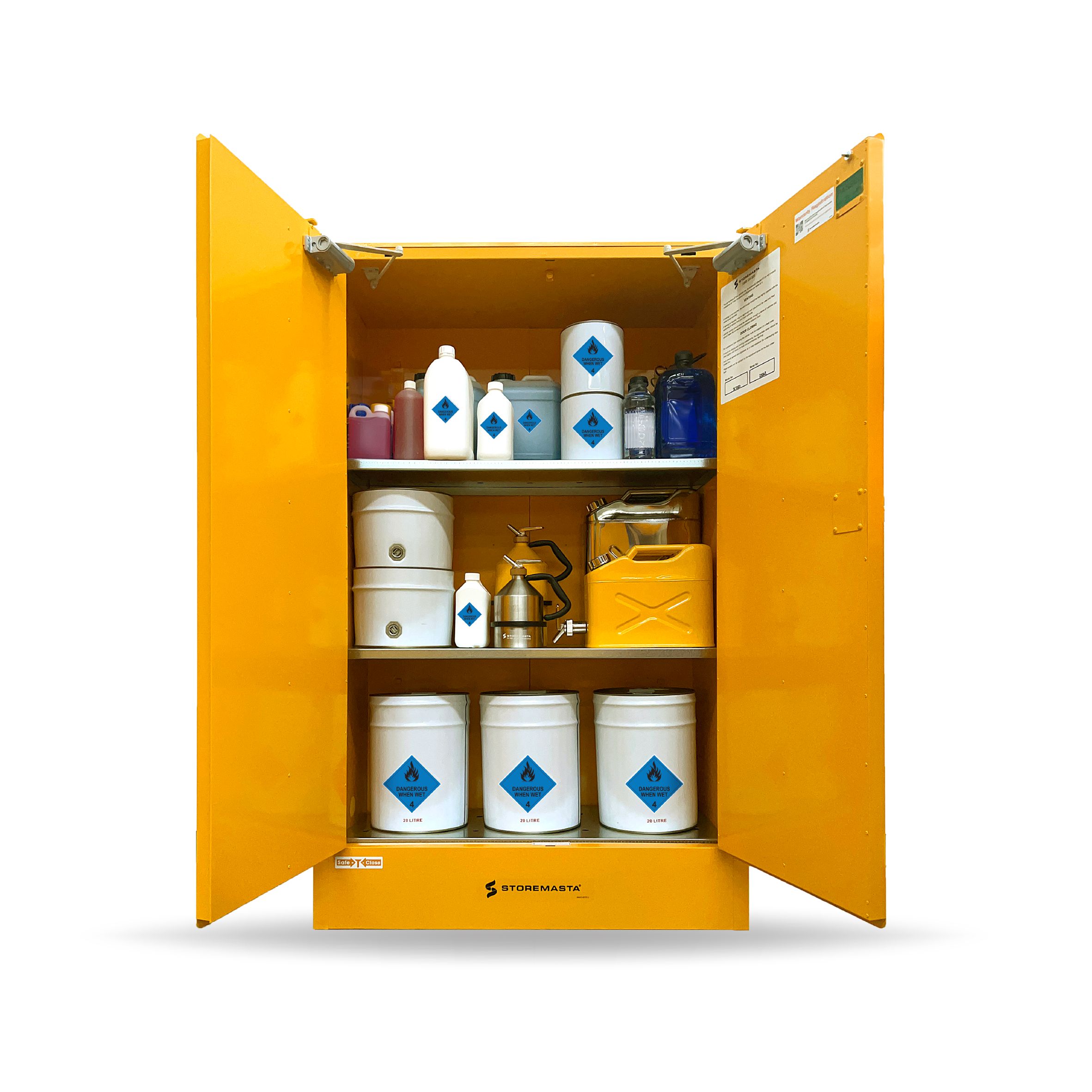 Dangerous When Wet Storage Cabinet - 250L