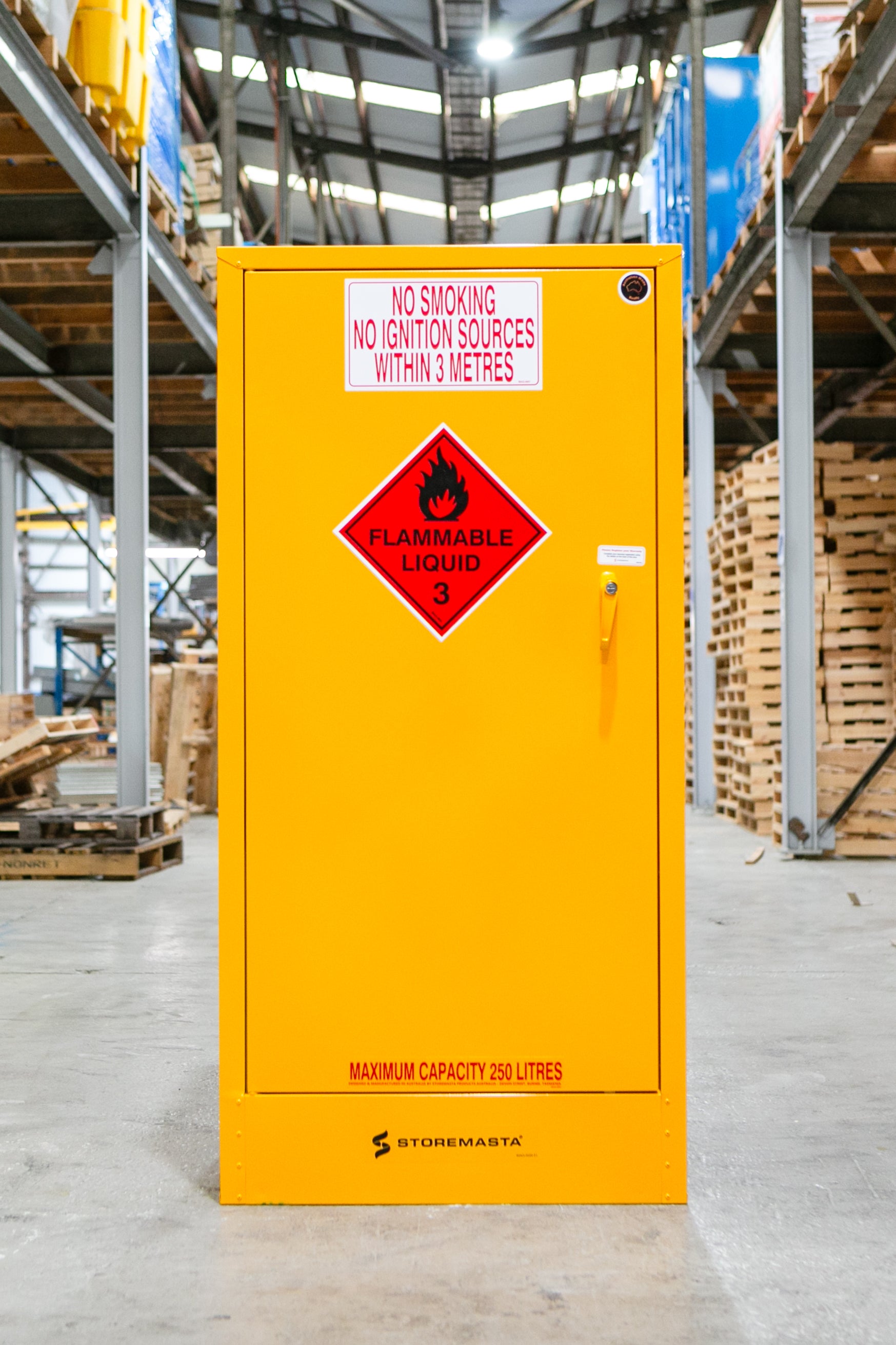 250L - Flammable Liquid Storage Cabinet - Single Door