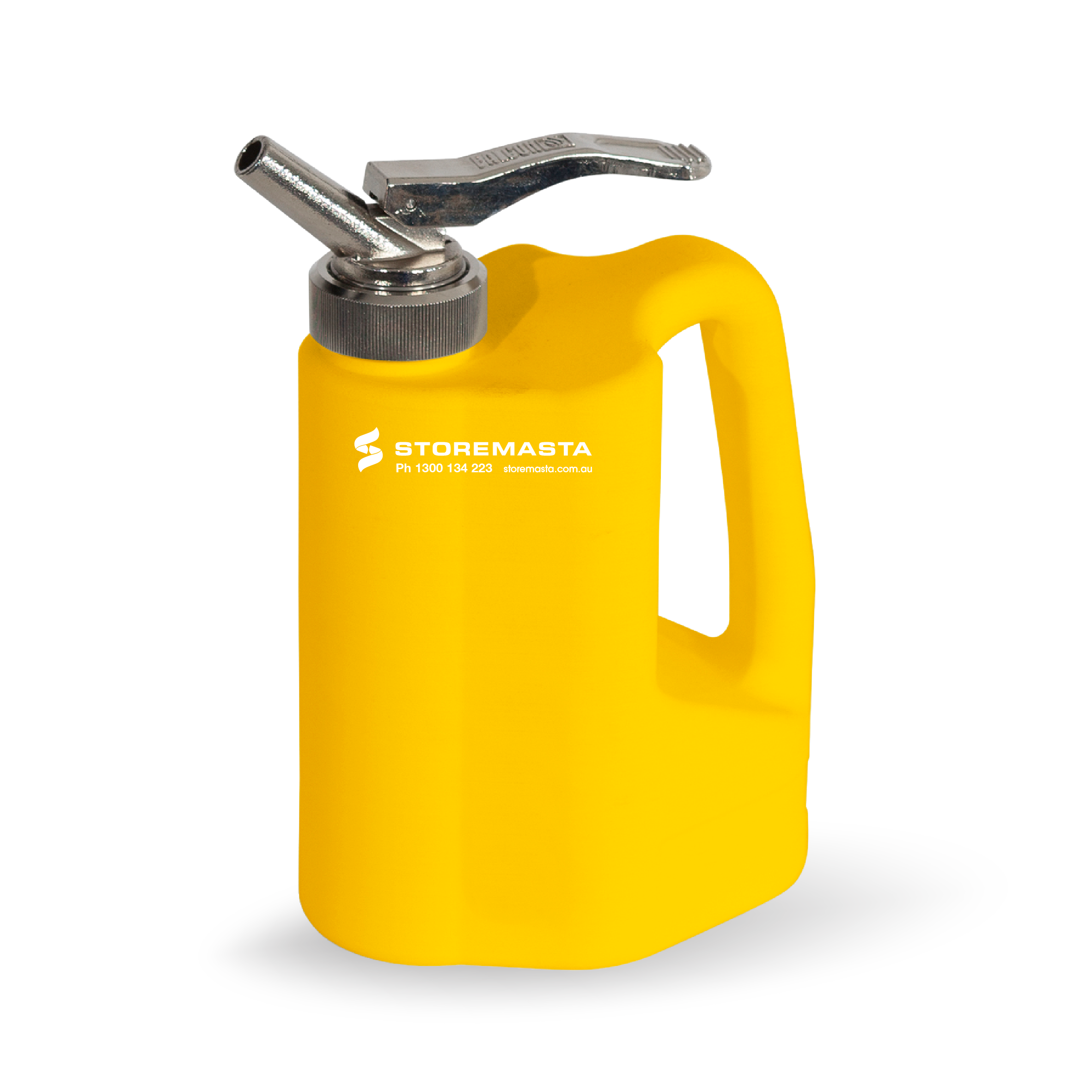 1L Safety Can - Polyethylene Yellow with SS Tap