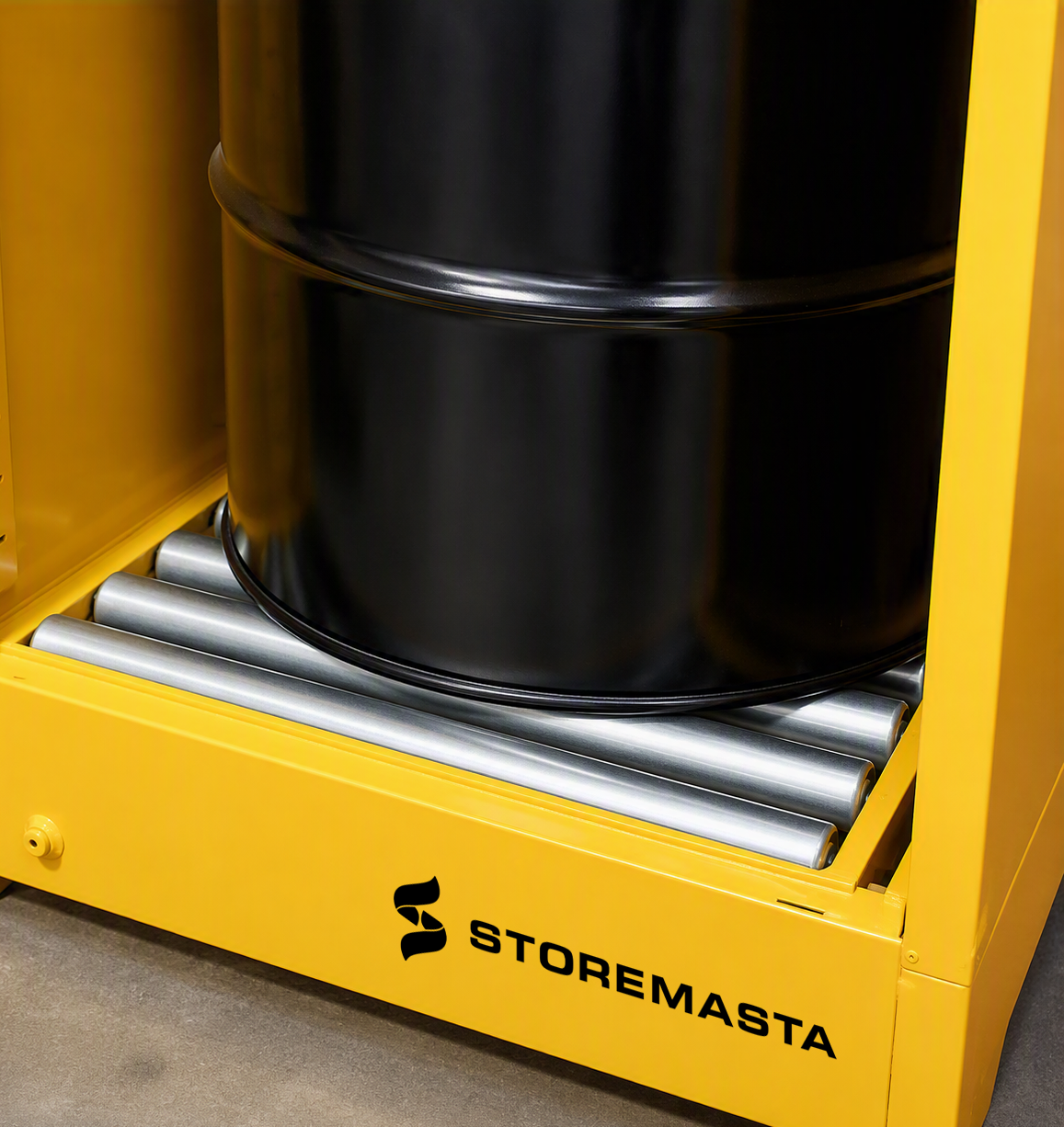250L - Flammable Liquid Storage Cabinet - Roller Base