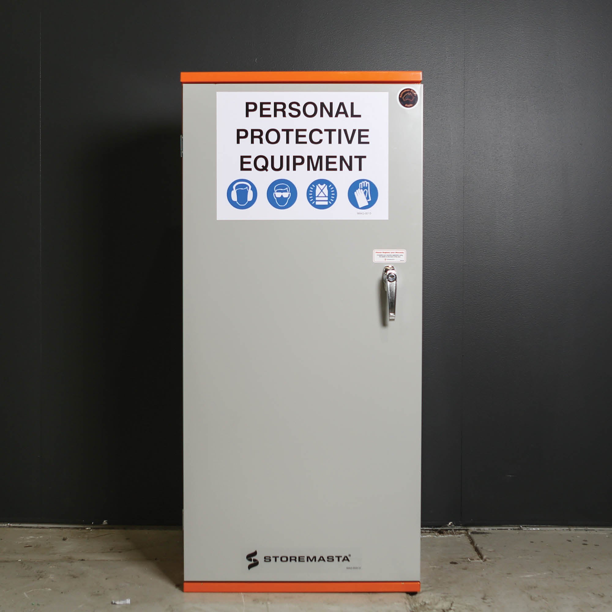 PPE Storage Cabinet - Single Door - 3 Shelves