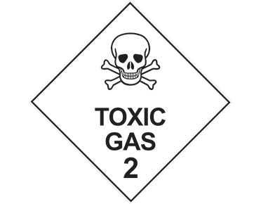 Class 2.3 - Toxic Gas - 250 x 250 Sticker